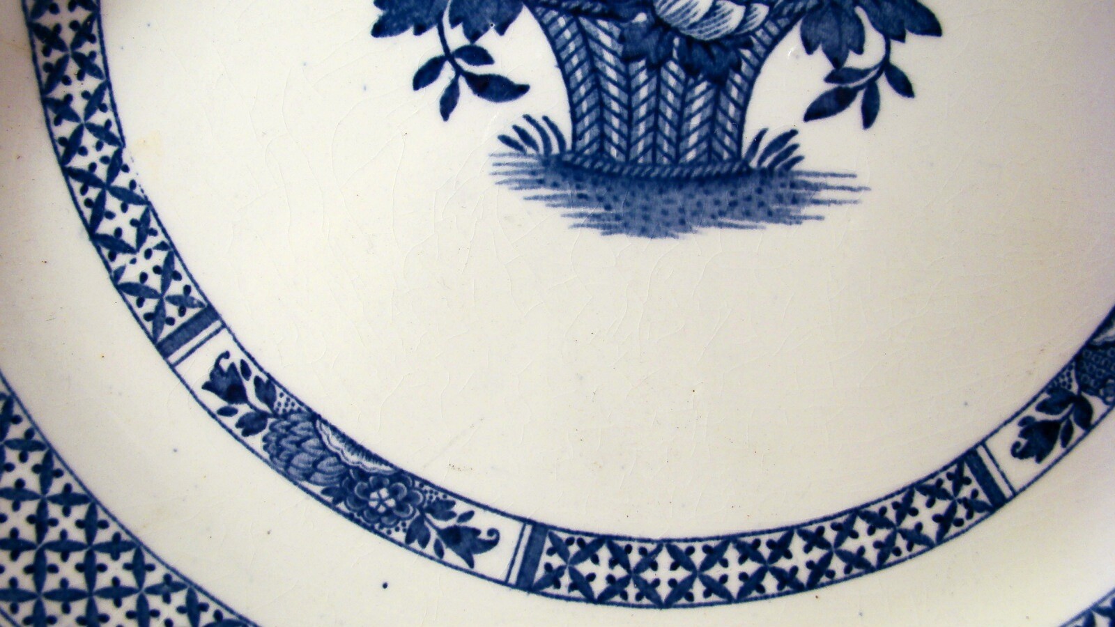 Booths England Flow Blue NANKIN A1452 Divided Grill Plate READ