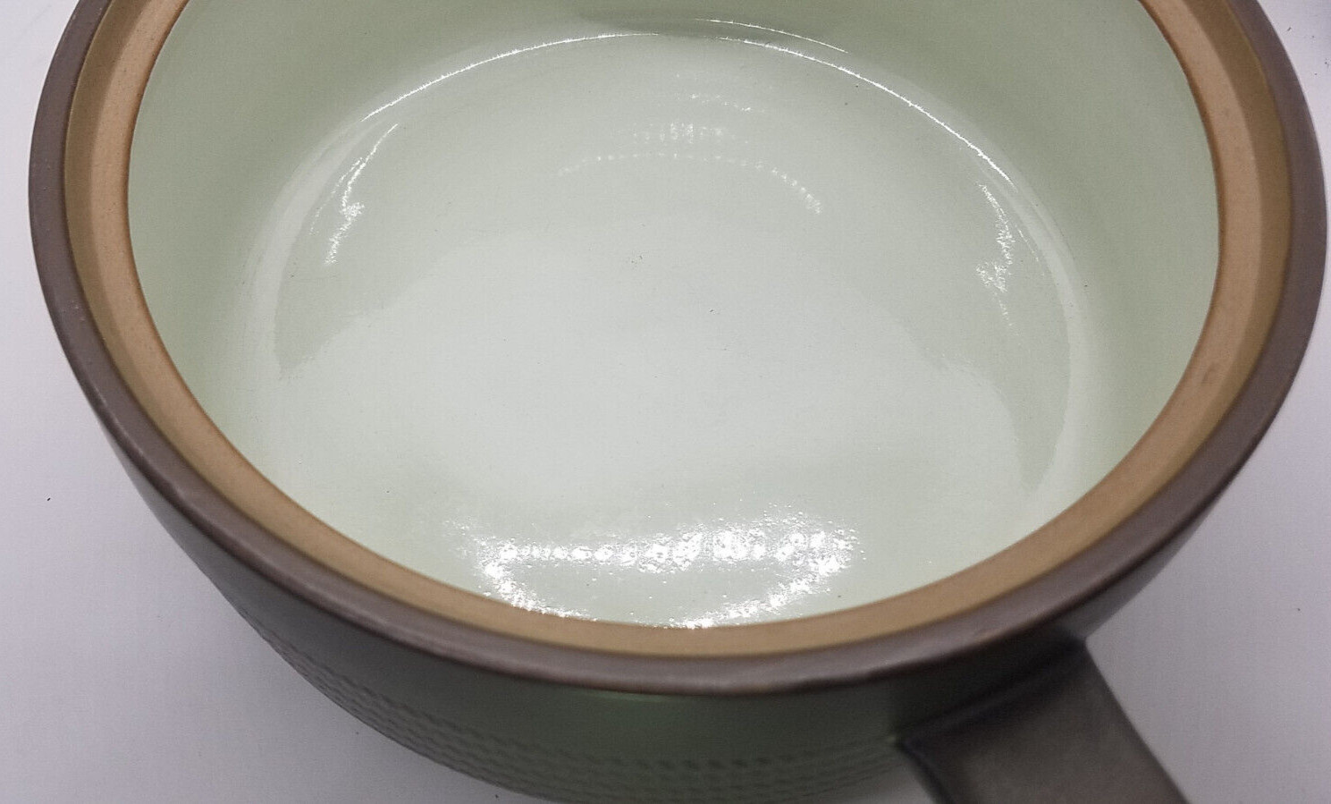 Denby /Langley CAMELOT Dark Green- 2 Qt Covered Casserole – Lug Handles – Lid