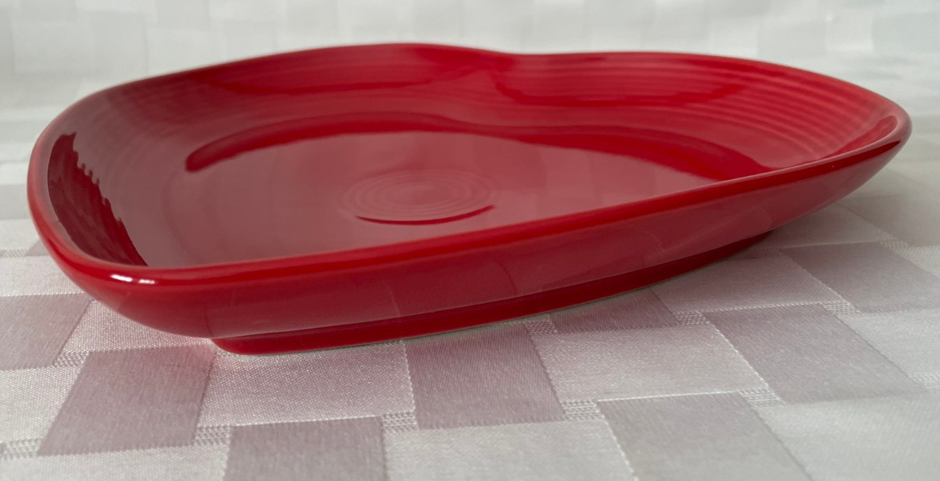 Fiesta 9″ Heart Shaped Plate 1st & 2nd Retired – CHOOSE COLOR – Valentine’s Day