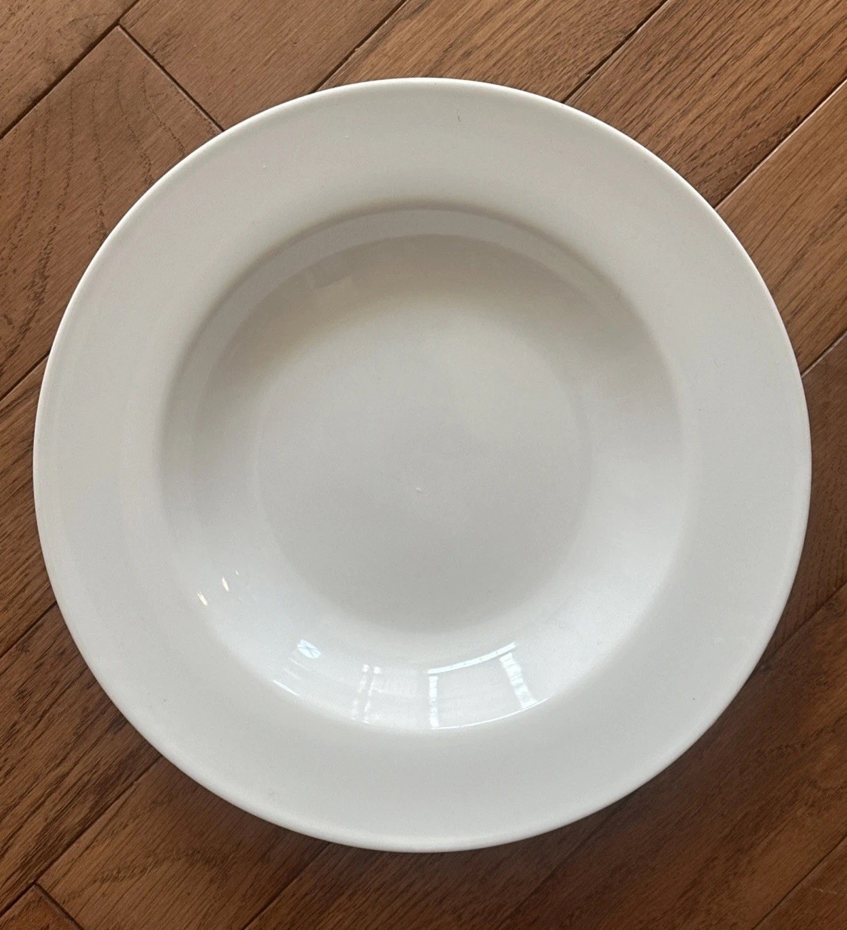 5 Fitz & Floyd Everyday White Porcelain Rim Soup Bowls SET 9” EXCELLENT