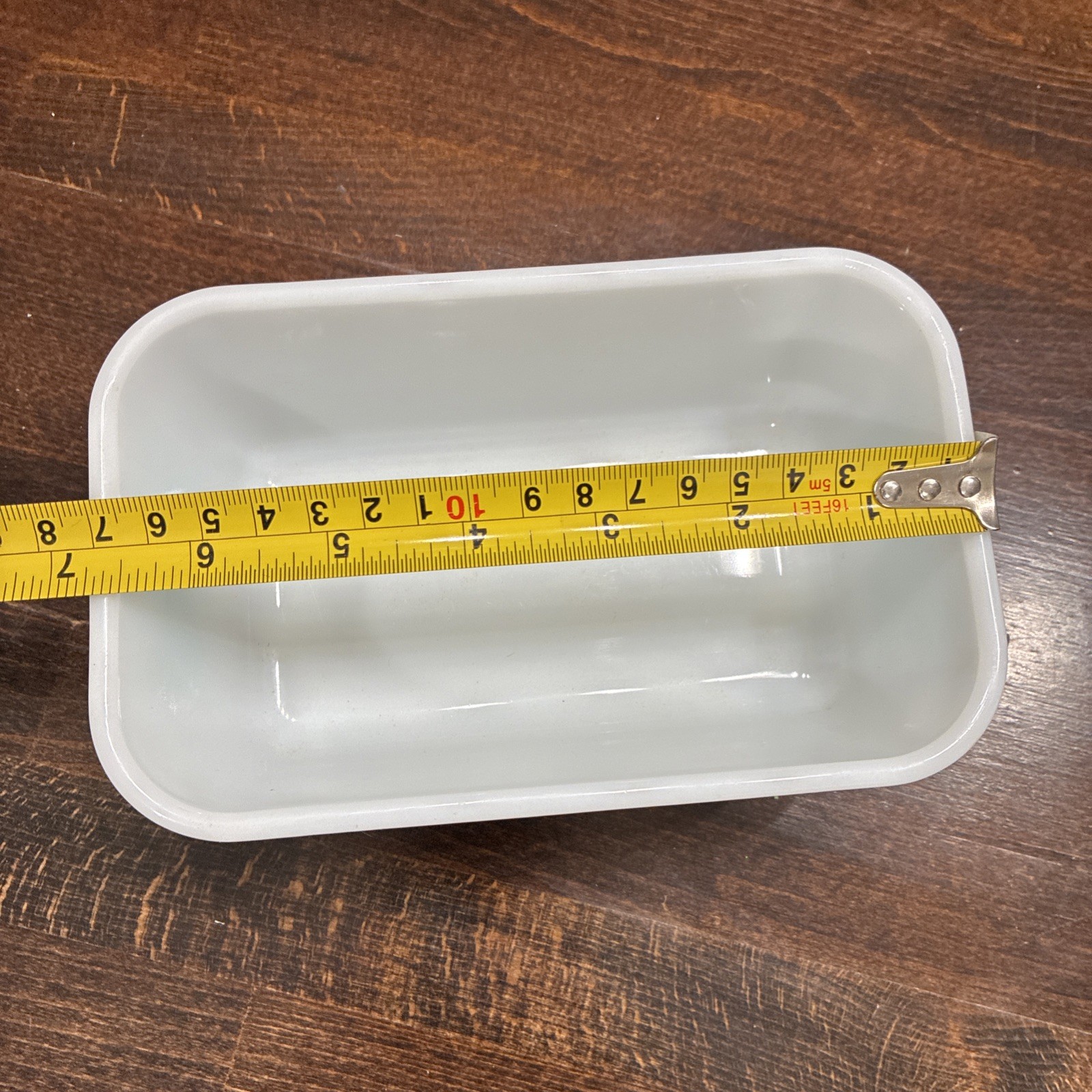 Vintage Pyrex 0502 1.5 pint Amish Butterprint Refrigerator Dish Turquoise NO LID