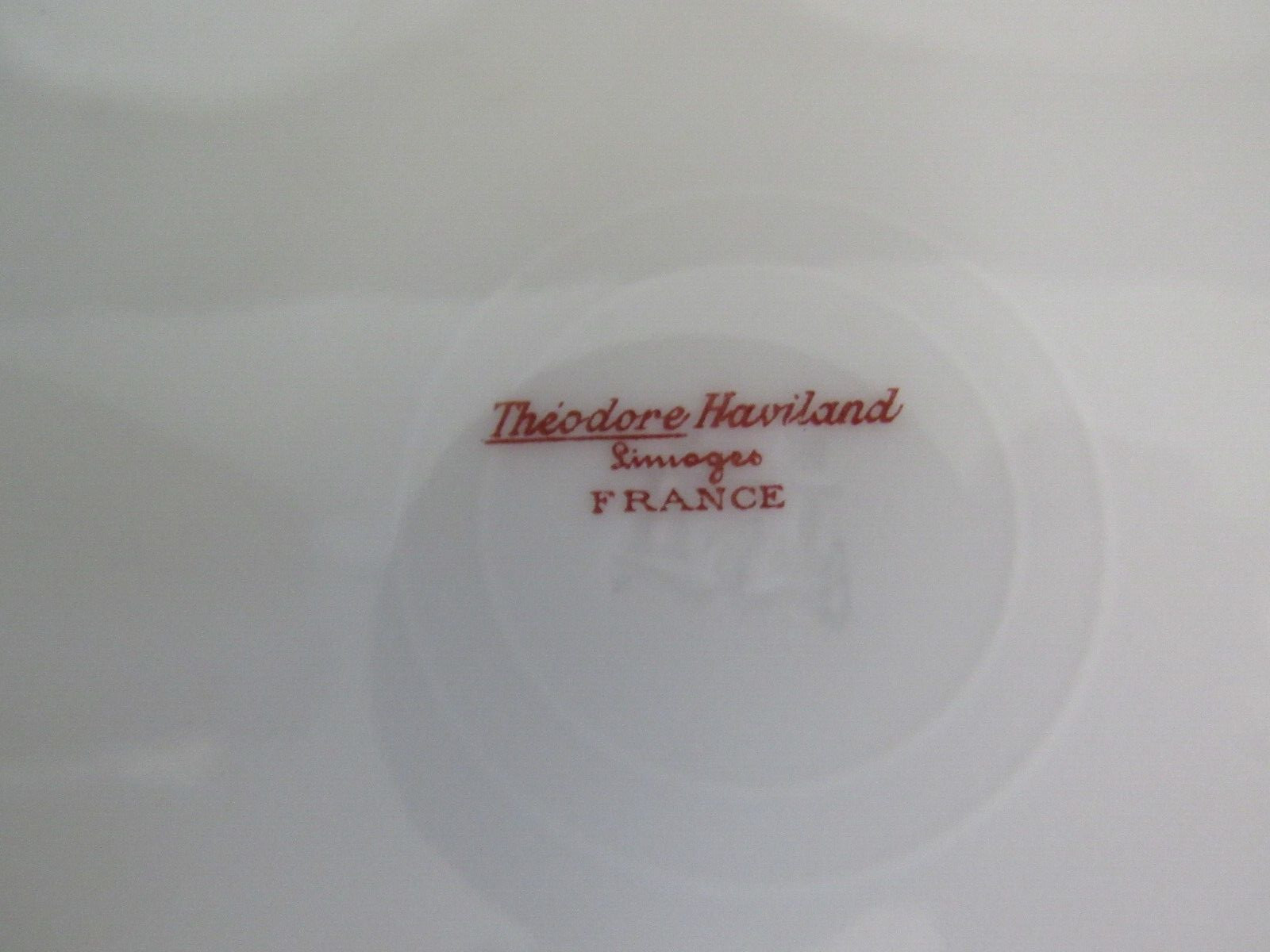 Vintage Theodore Haviland Limoges France Rose Garland Swag 9.5″- 3 Dinner Plates