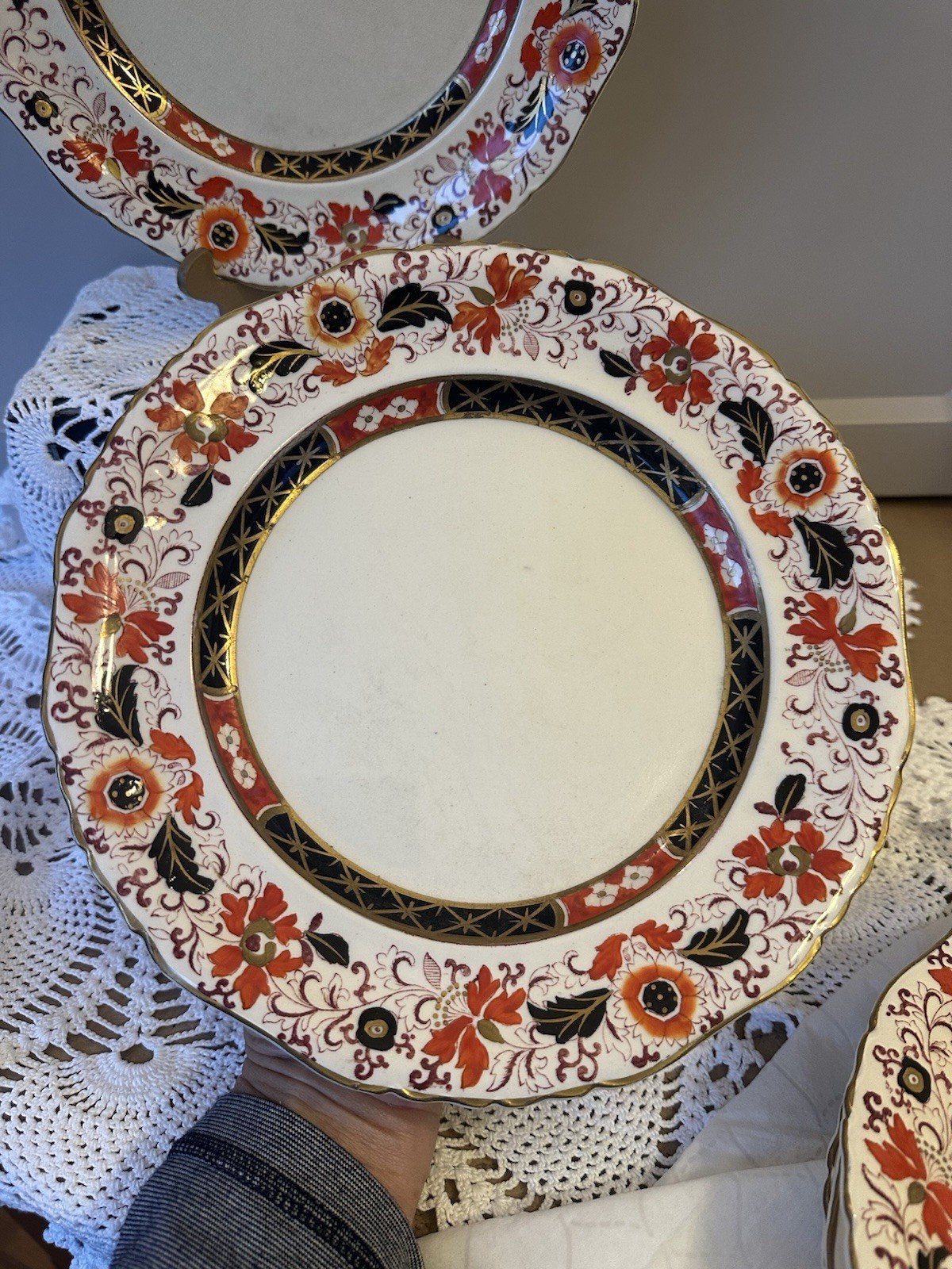 Masons Ironstone Antique Pattern 4791 7x Dinner Plates Read Description