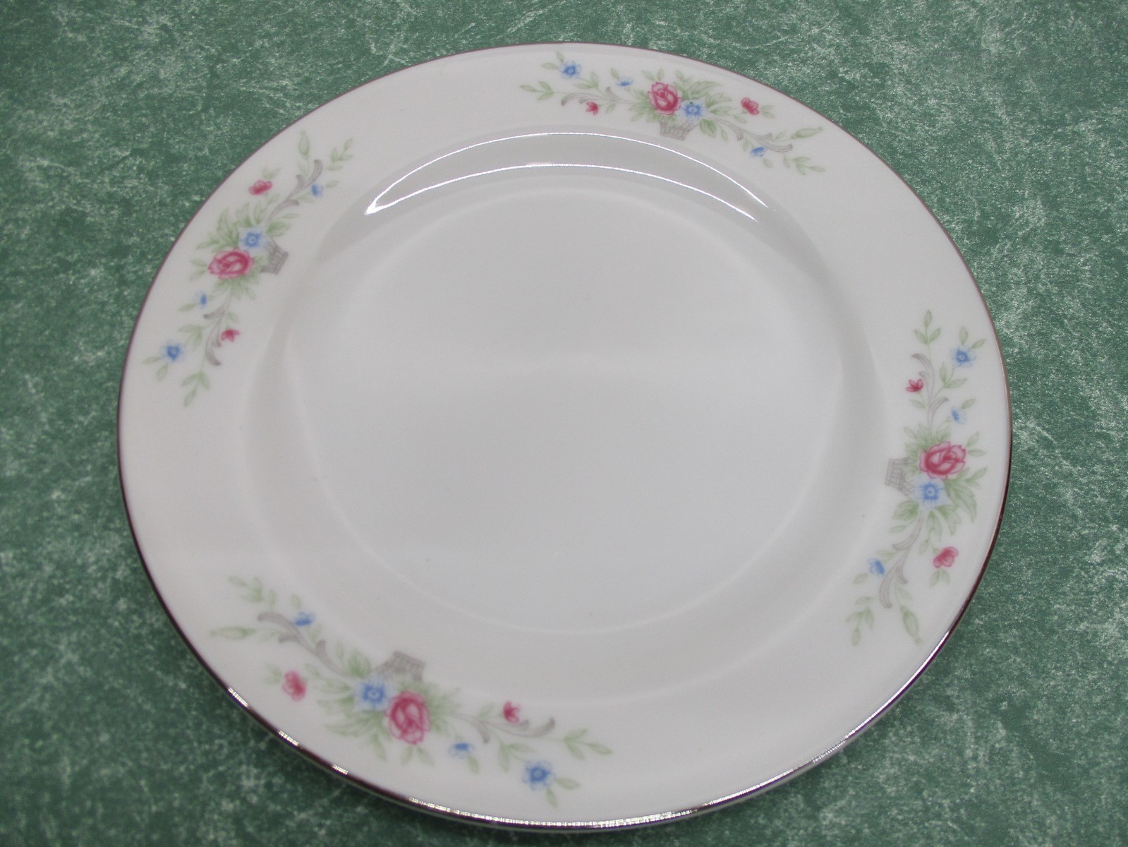 Vintage Mismatched China Bread, Cake, Dessert Plates ~ Set of 9 ~ Colorful
