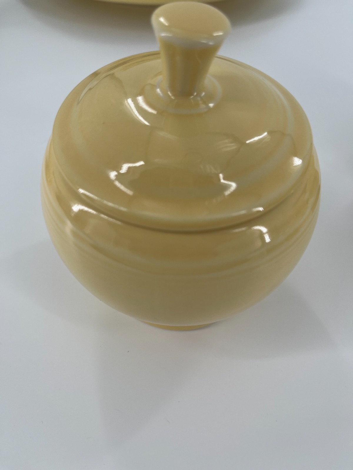 Fiesta Yellow 14pc Dinnerware Bowl Plate Mug Shaker Post-86 USA(No Butter Tray)