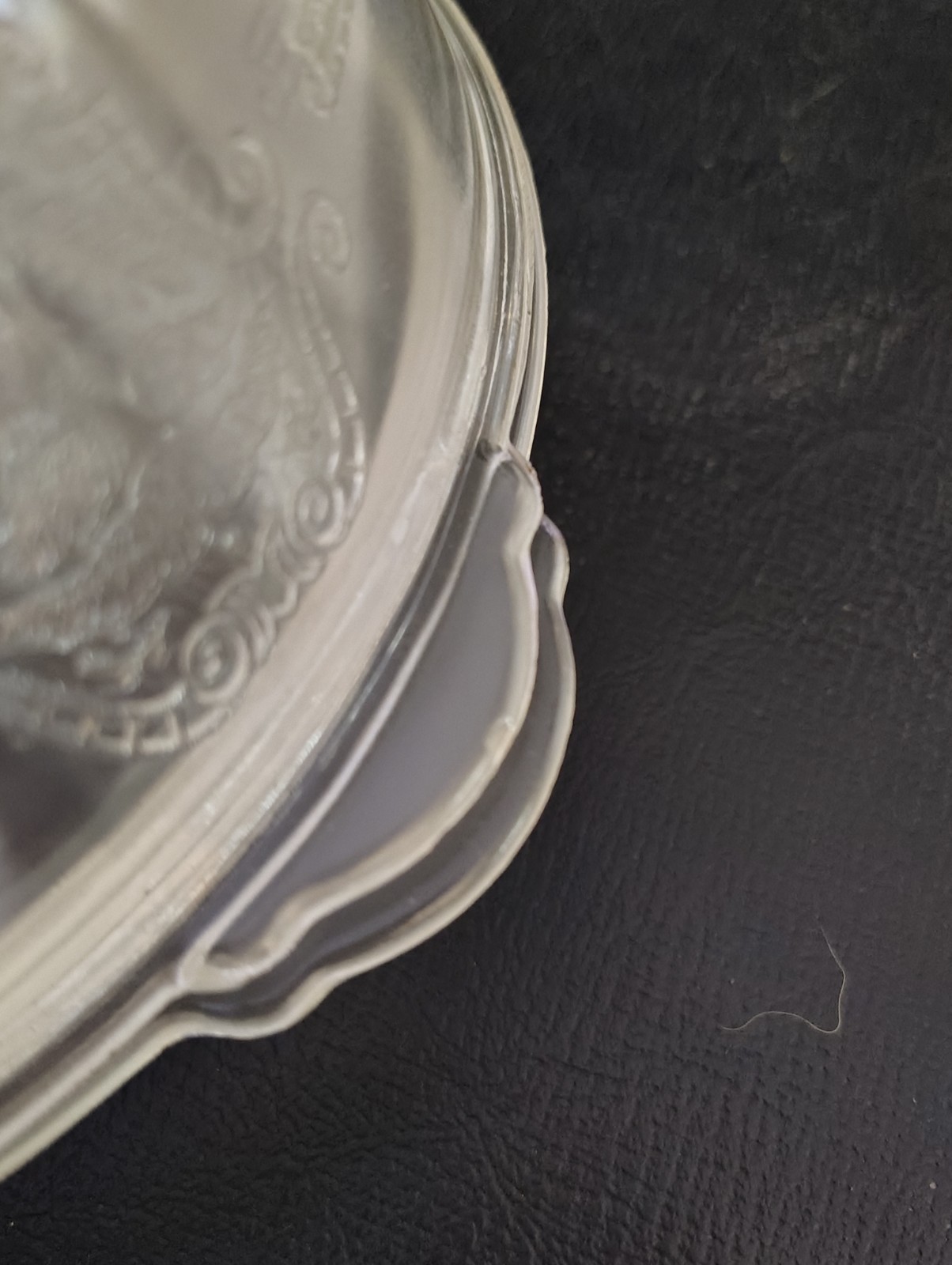 Antique 1911-1919 McKee Glass Glasbake Covered Medaliin Casserole Dish