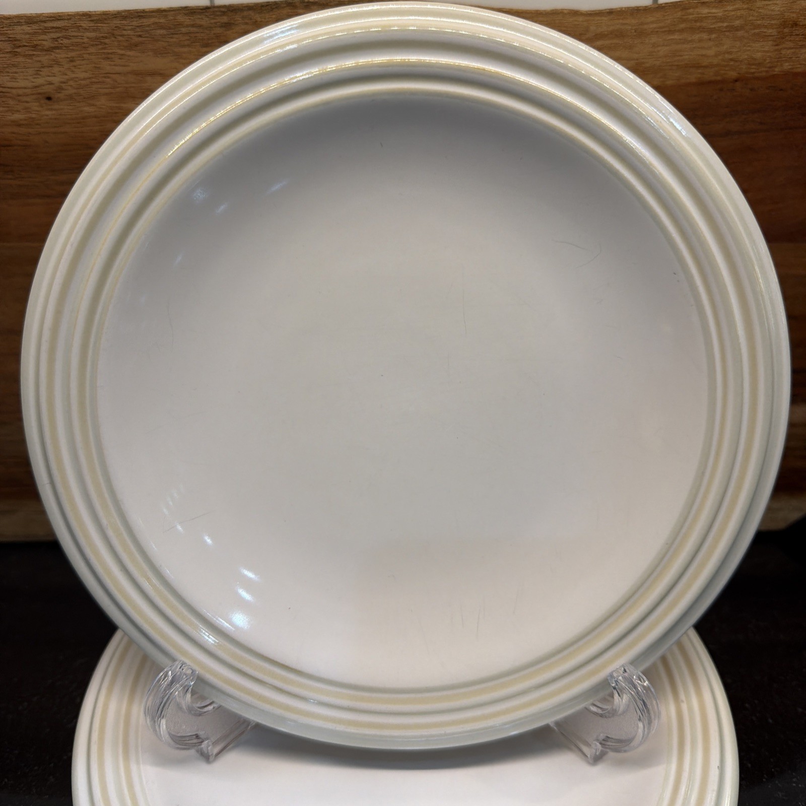 Set Of 3 Pfaltzgraff USA CAPPUCCINO 8 1/8” Salad Plate EXCELLENT Stoneware
