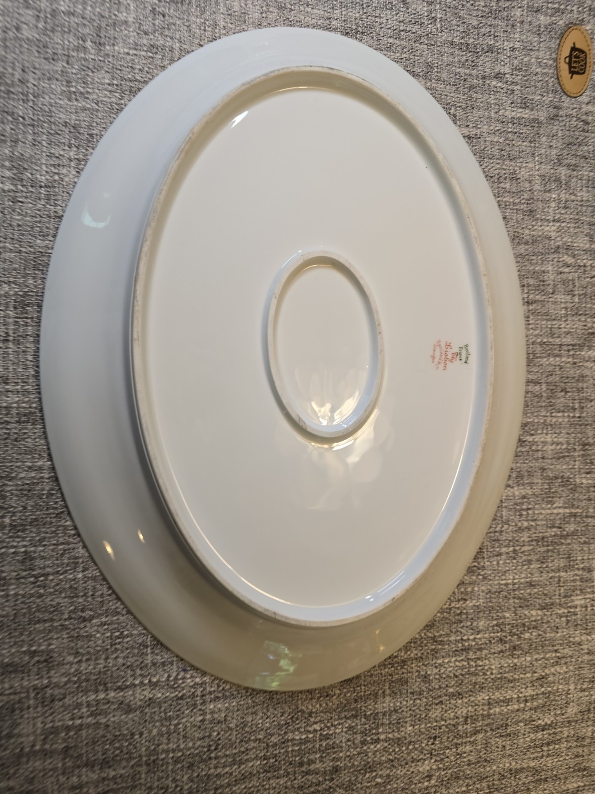 Haviland Limoges LISBON Large 16″ Platter Gold Trim Rare