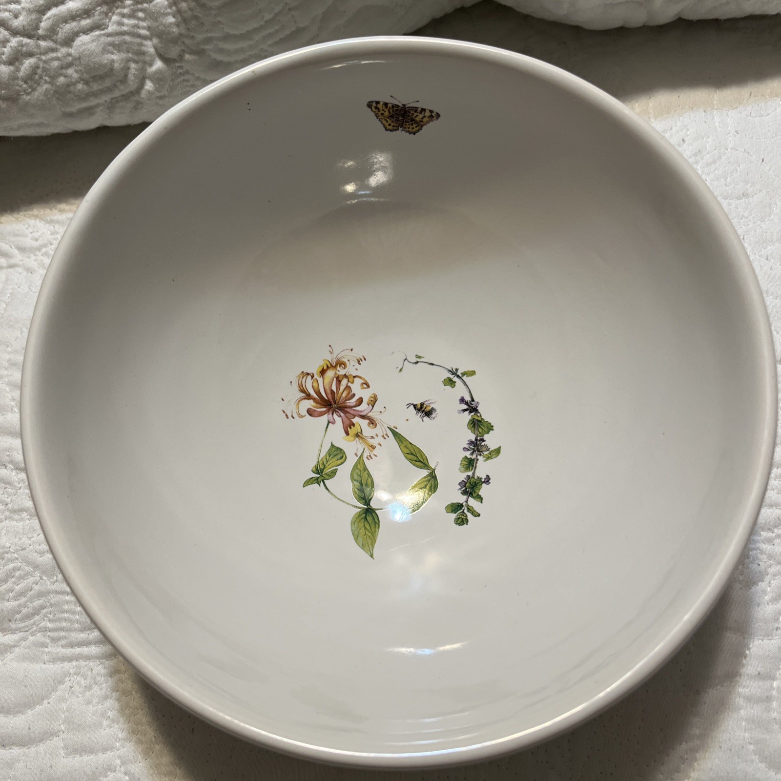 Vintage Marjolein Bastin Wildflower Meadow Serving Mixing Bowl 7 3/4 inches