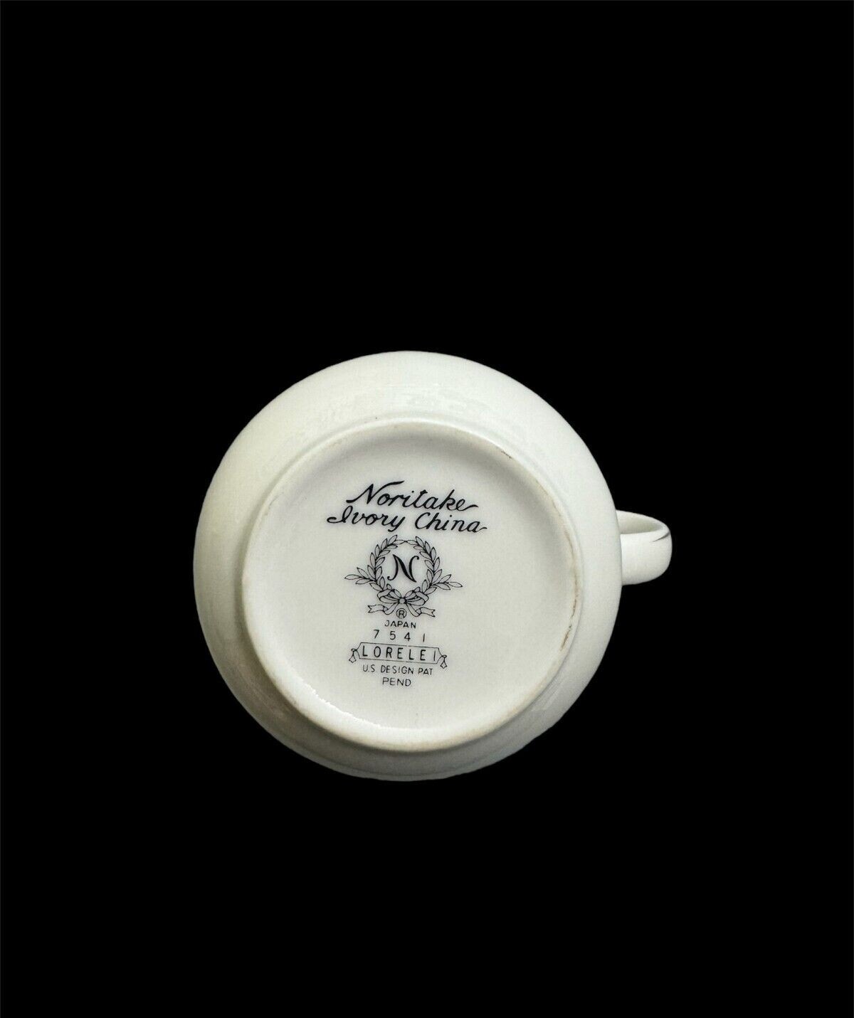 Noritake Ivory China 7541 Lorelei Cream & Sugar Bowl with Lid, Excellent Cond.