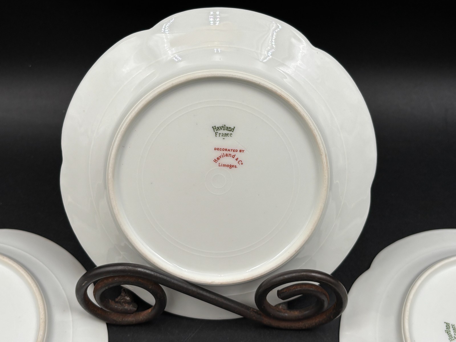 Haviland “SCHLEIGER 524″ Germany ~ Set of 5 ~ Bread Plates ~ 6 1/4”