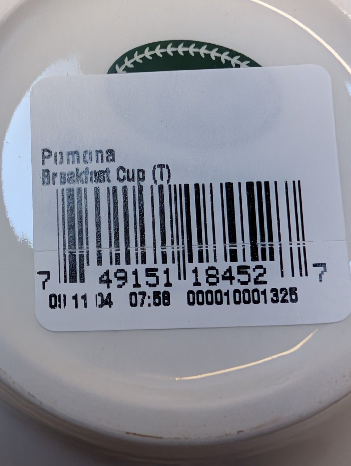Portmeirion Pomona Breakfast Cups & Saucers Set 6 New Boxed Britain
