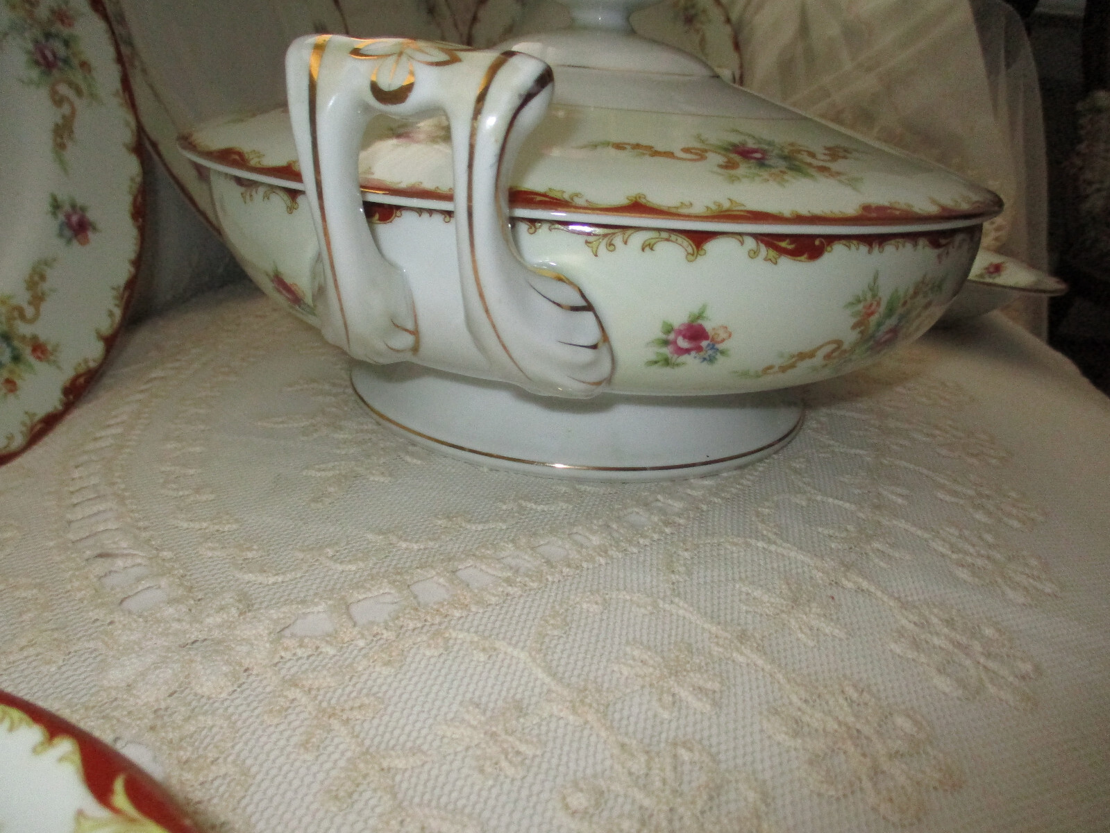 Vintage Harmony House “Wembley” Porcelain Dinner Set for 6 and Covered Tureen