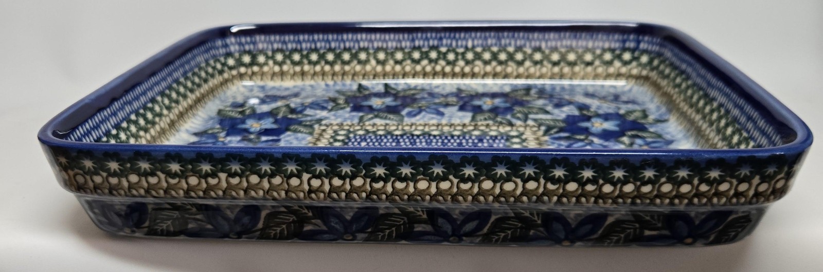 Unikat Polish Pottery Ultimate Bakeware Dish 1864 Teresa Andrukiewicz 11″ NWOB