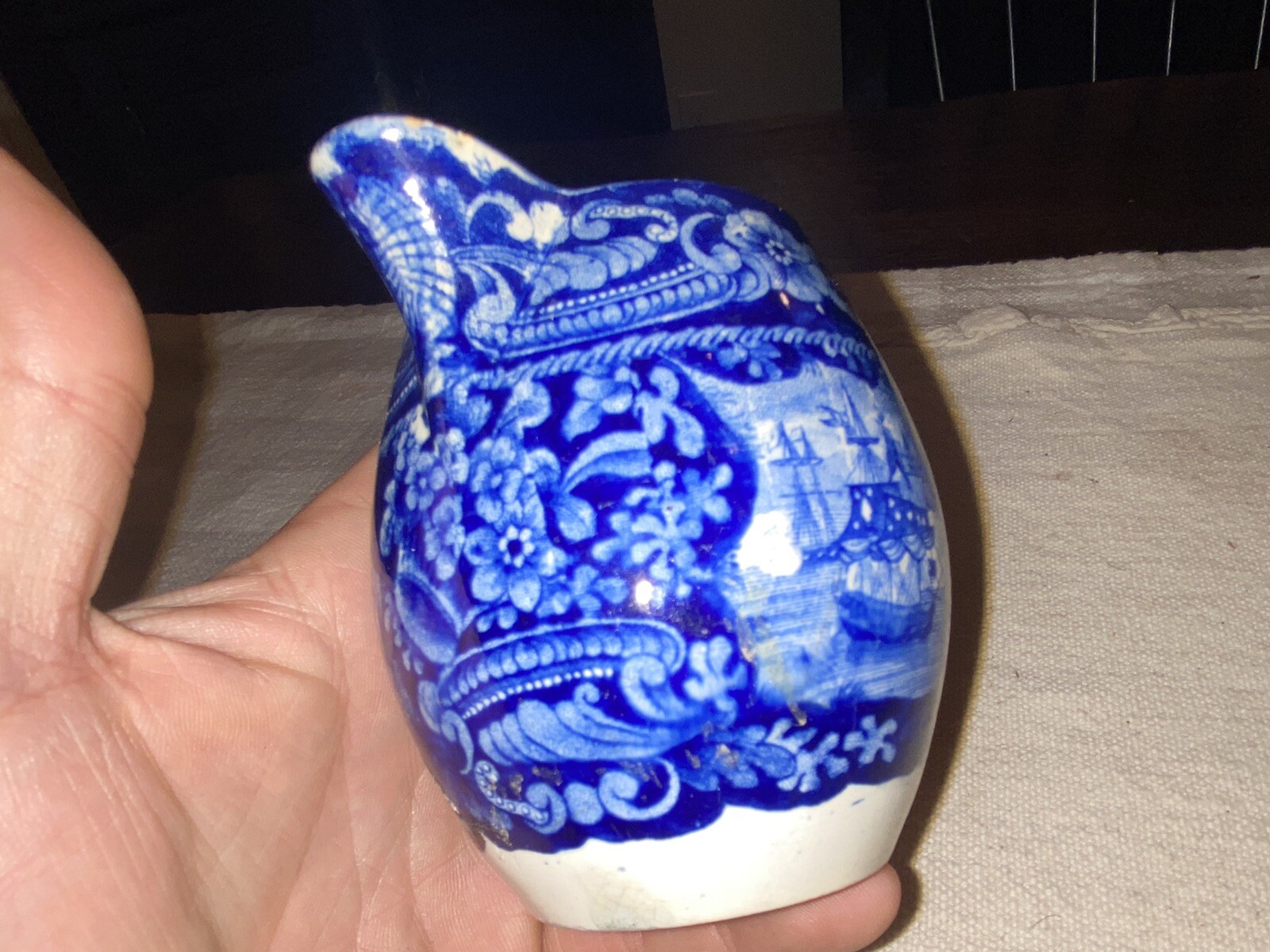 Historical Staffordshire Macdonough’s Victory Barrel From Creamer