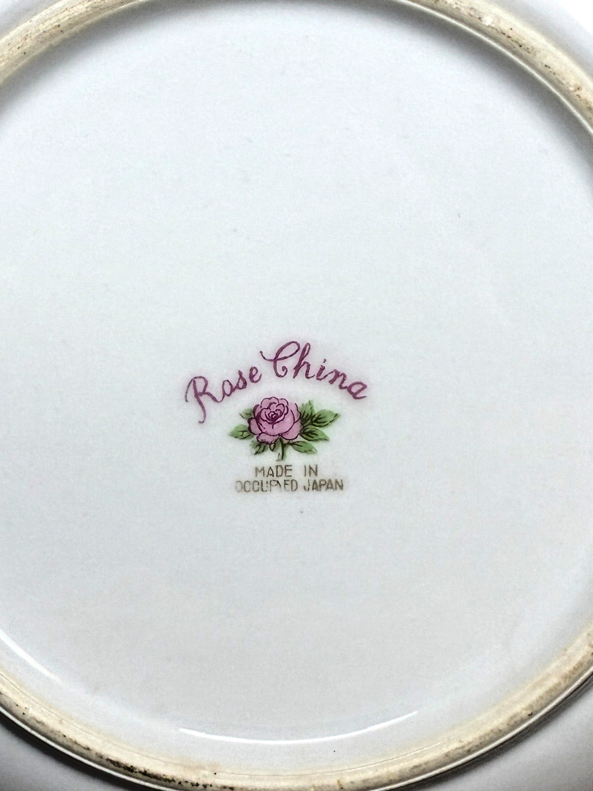 Vintage NORITAKE Rose China (6) Rimmed Soup Bowls 8 1/8″ Made in Occupied Japan