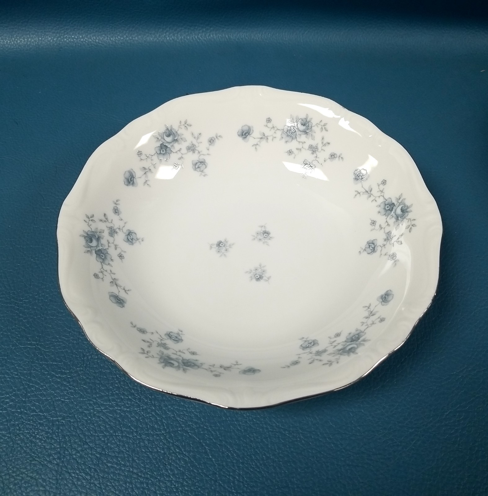 4 Replacement Johann Haviland Blue Garland Soup & Cereal Bowls Germany