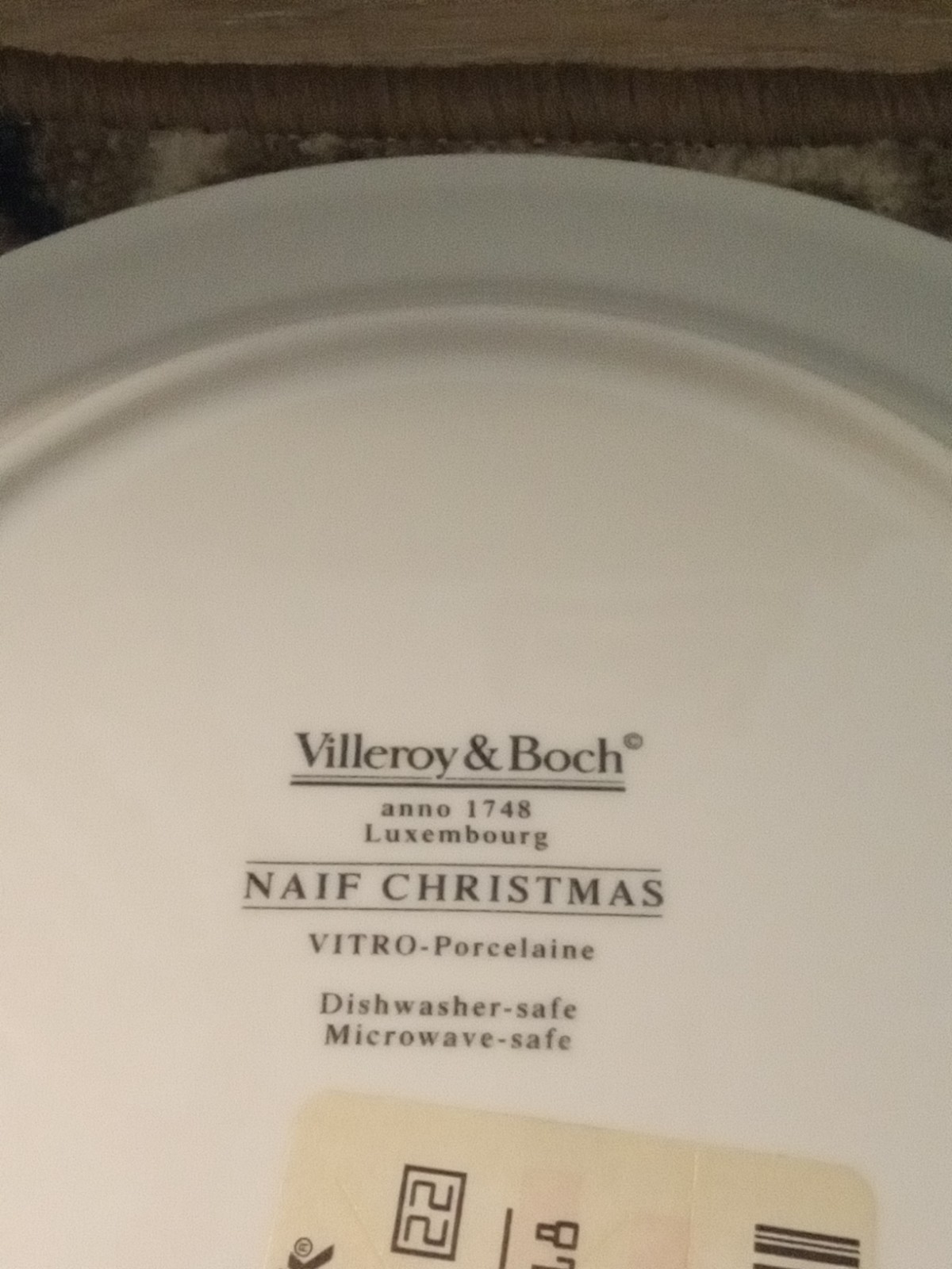 10 Villeroy & Boch Naif Christmas Salad Plates 8″ Village Scene Holiday EUC