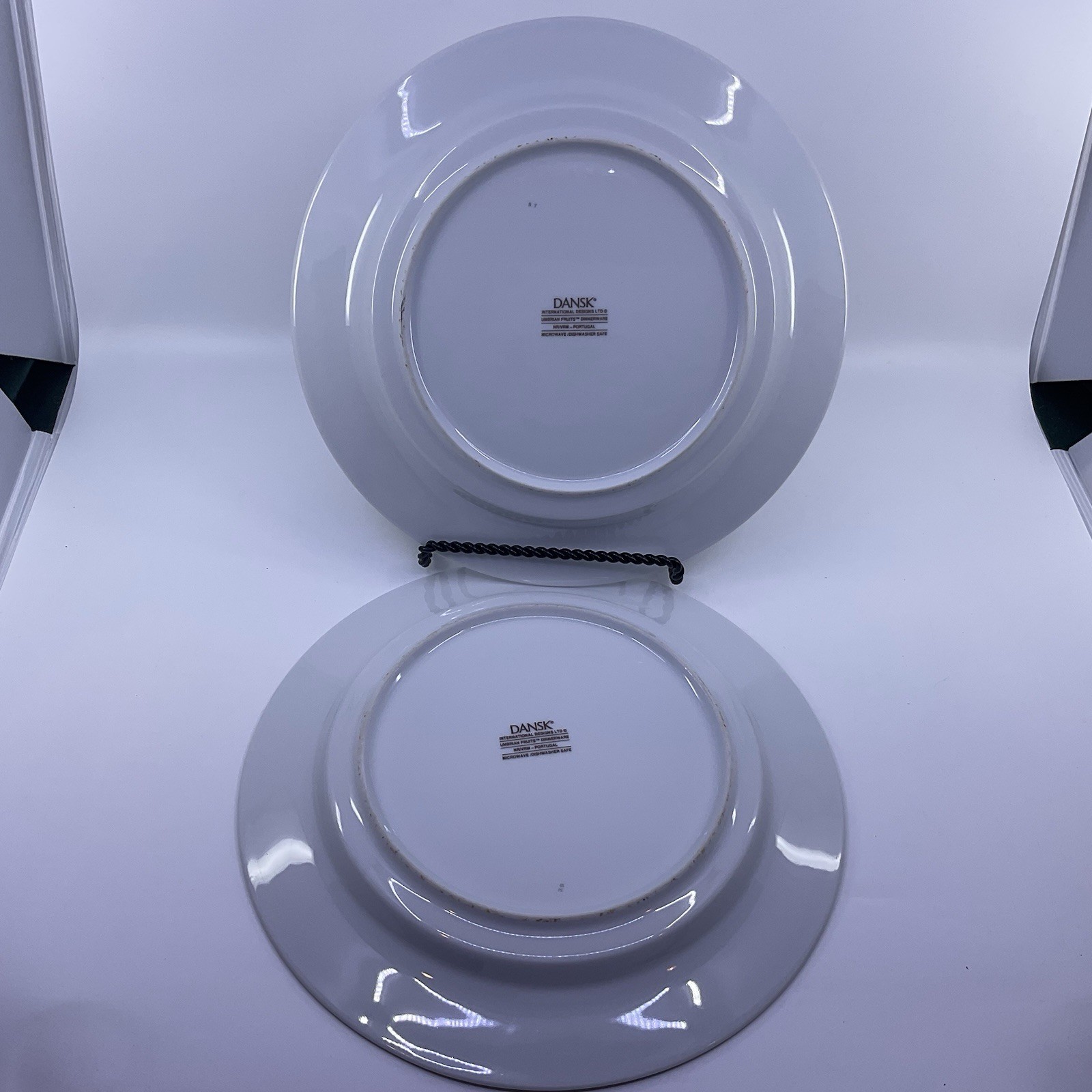 Dansk Umbrian Fruits 11” Dinner Plates Set Of 2