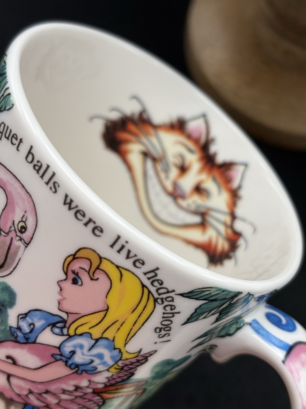Alice In Wonderland Tea Coffee Mug Paul Cardew Croquet Cheshire Cat Set Of 4