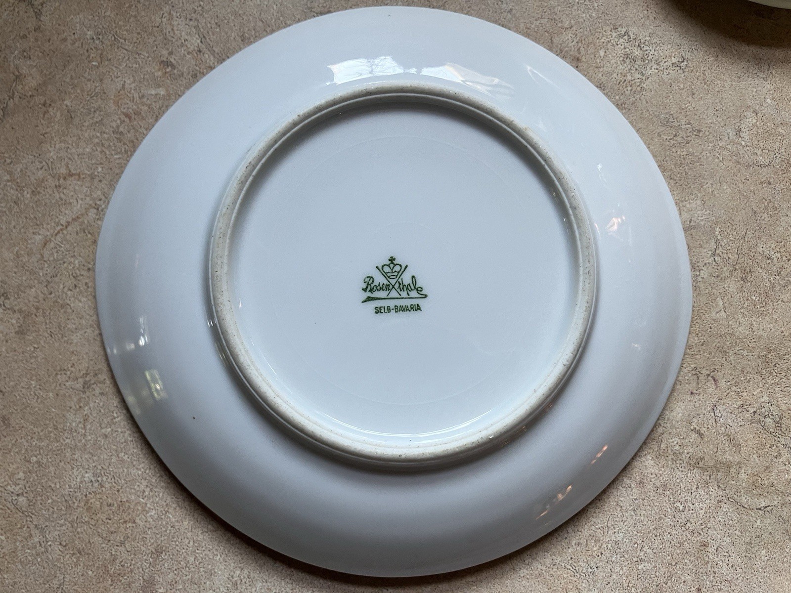3pc Art Deco Rosenthal Donatello Bavaria Condensed Milk Holder Gold Porcelain