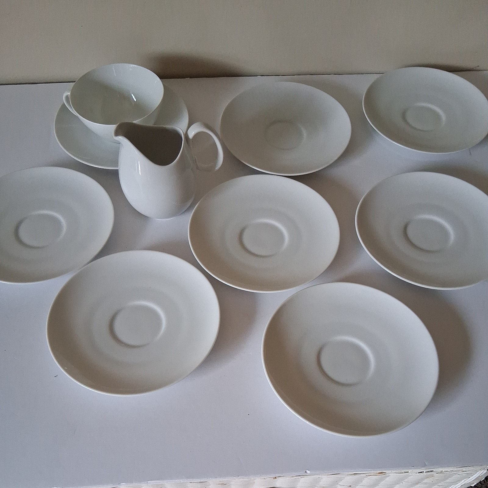 Vintage Haviland Johann Bavaria 10pc Set Includes 8 Saucers,1 Tea cup & 1 Poure