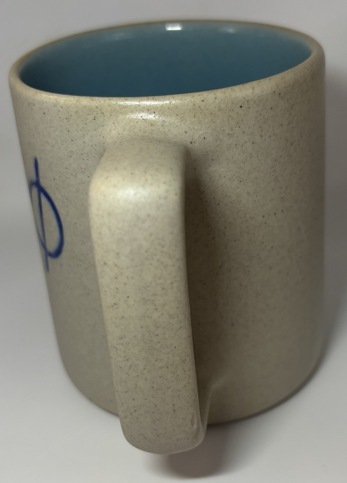 Pigeon Forge Pottery Pi Beta Phi Sorority Coffee Mug Gray & Blue