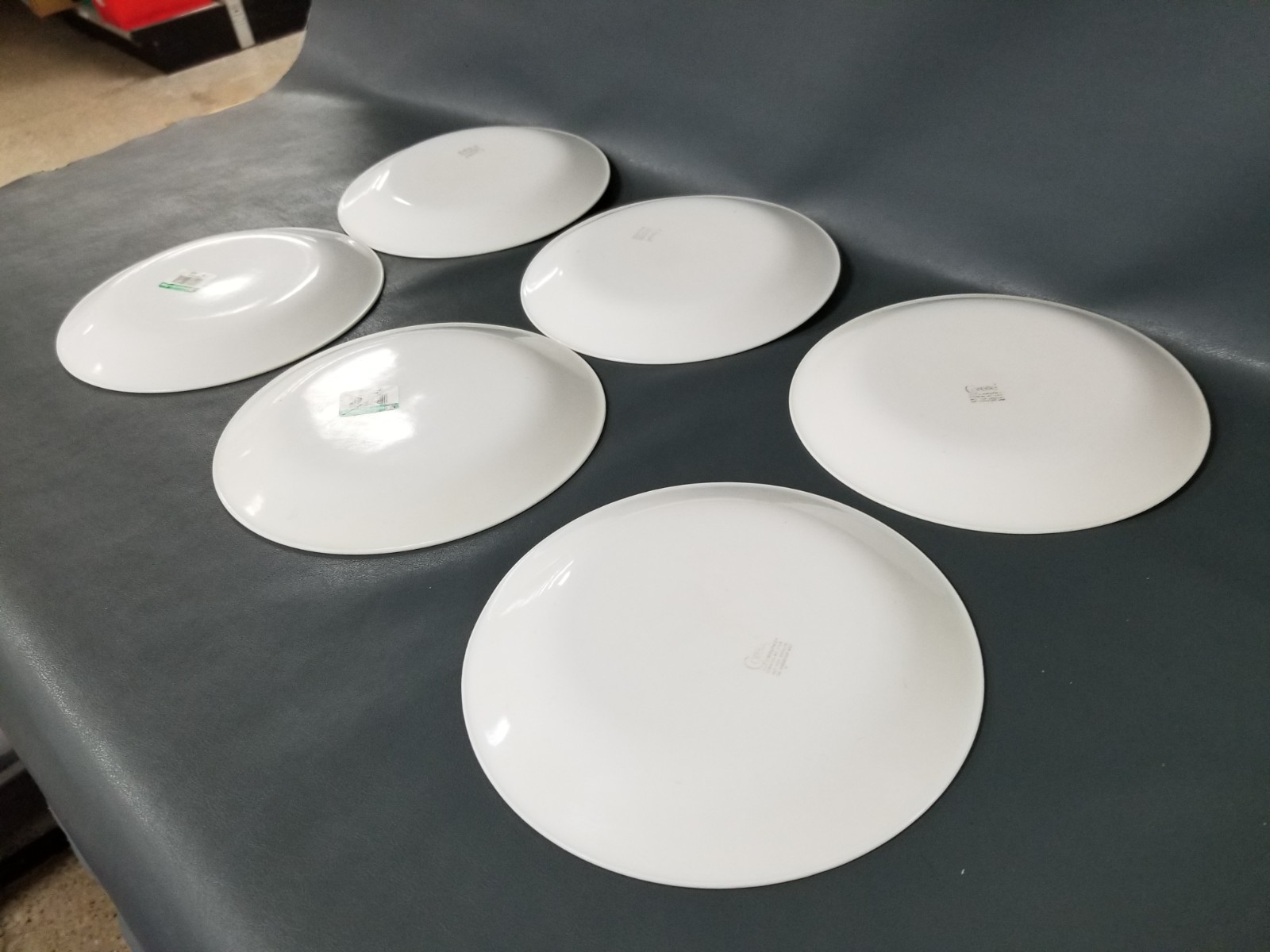 VTG Set 6 Corelle Corning USA 8.5″ Luncheon Plates Windsor Rose Pink Floral