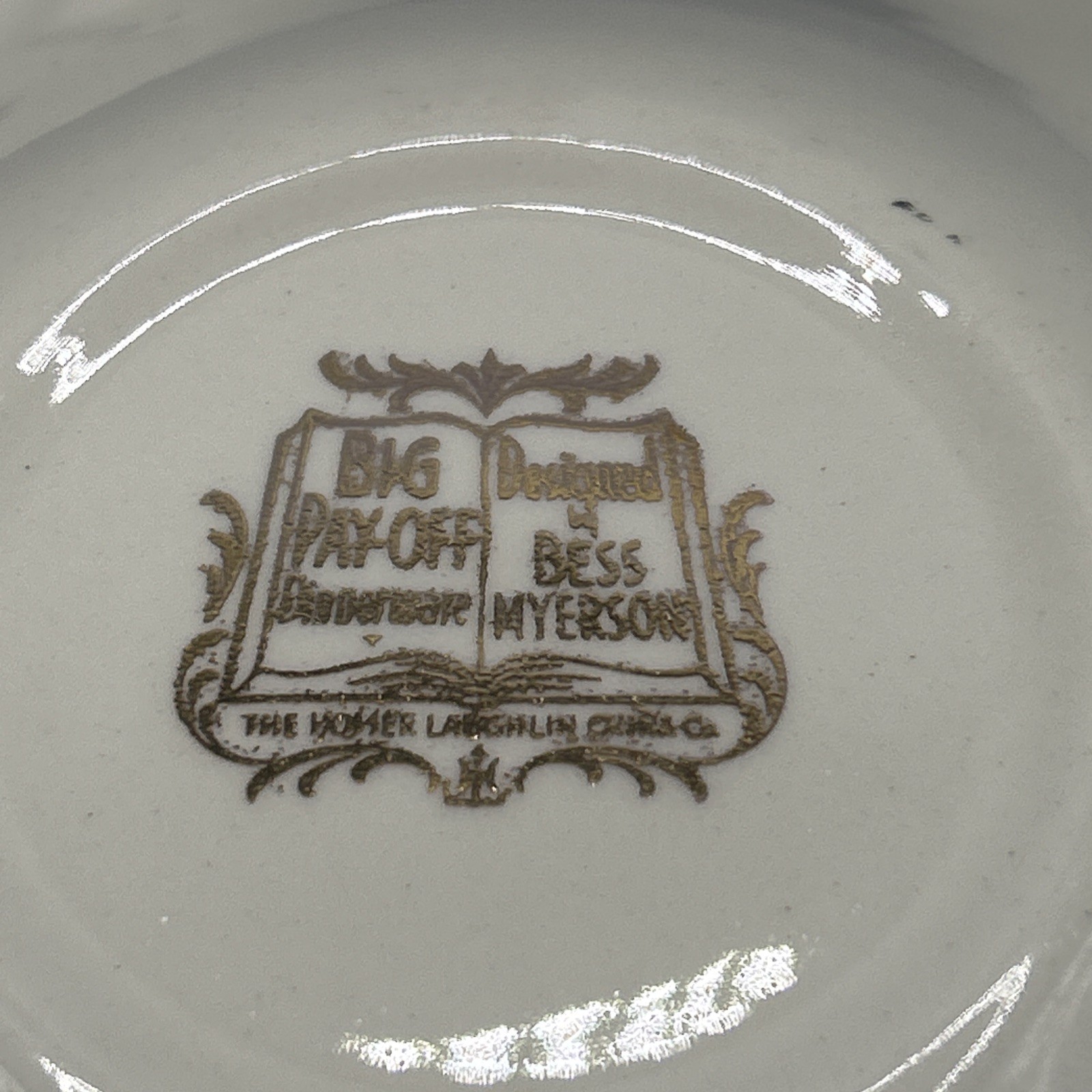 5-Homer Laughlin Big Pay-Off 4.25” Coupe Soup Bowls by Bess Myerson Pink Floral