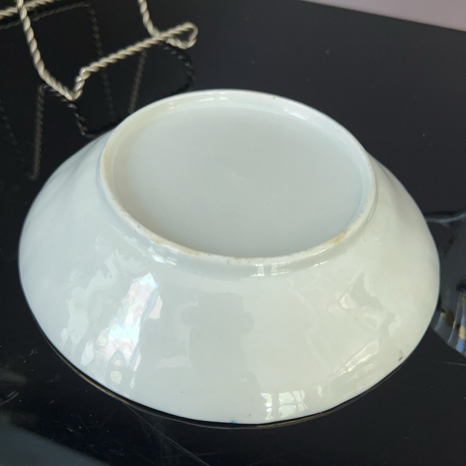 Antique Early Coalport Cup Saucer John Rose Period C1790s England Porcelain Gilt