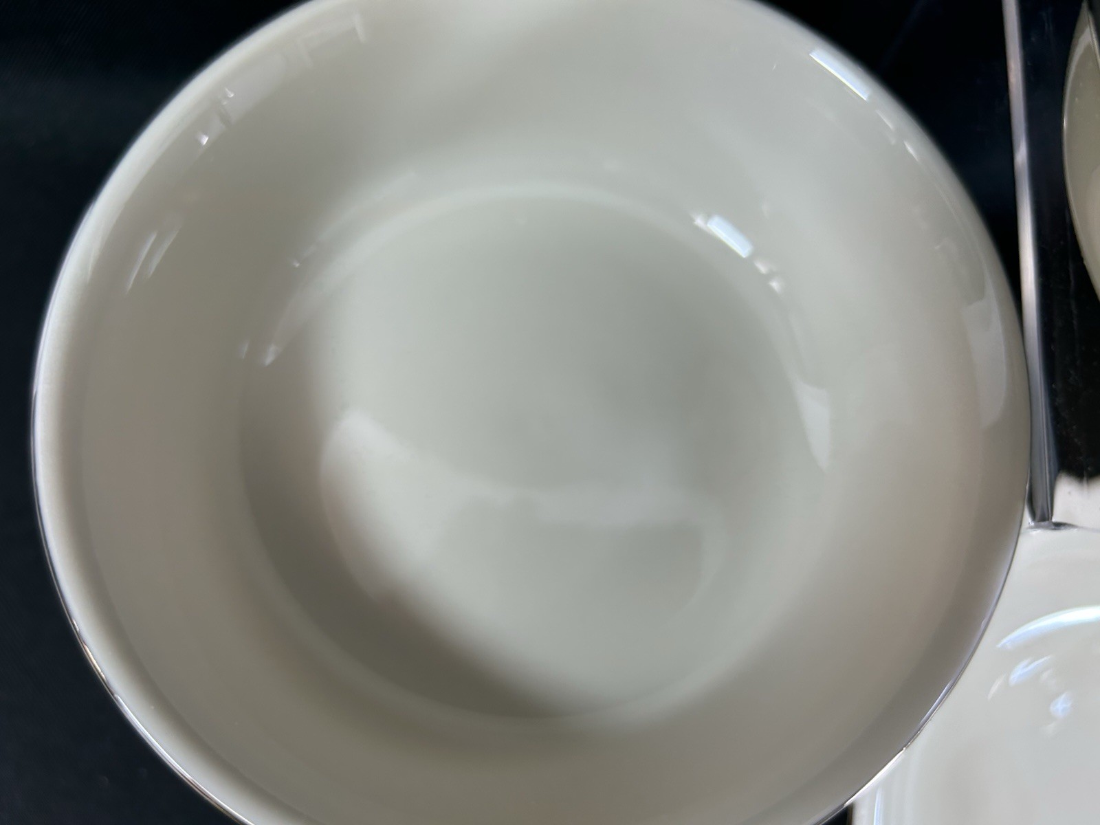 Lenox China Solitaire~(Set of 4)~6 1/4″ All Purpose Bowl~Outlet Mark~A~Excellent
