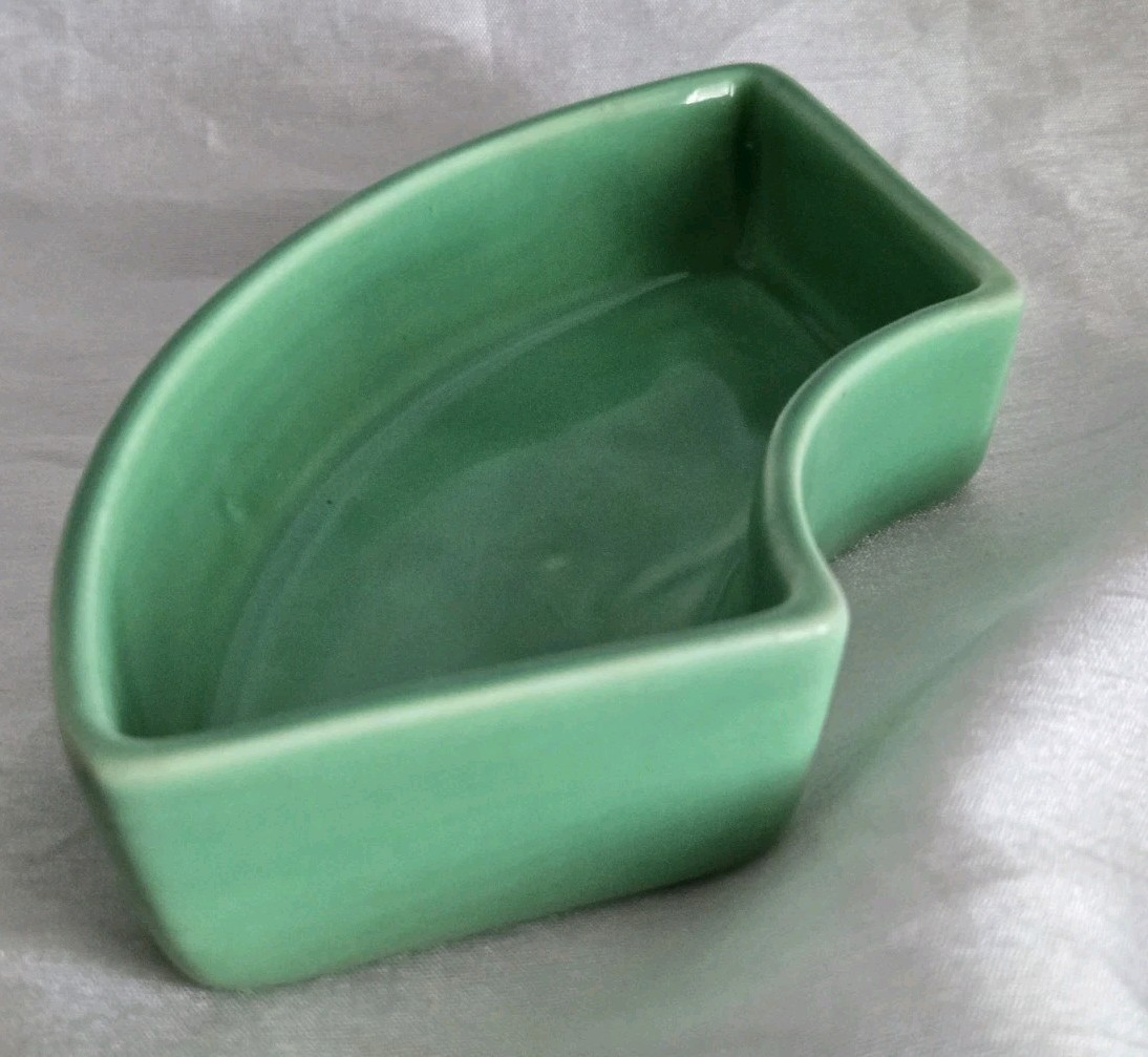 1936 RARE OLD VINTAGE FIESTA RELISH TRAY INSERT VINTAGE GREEN FIESTA FIESTAWARE