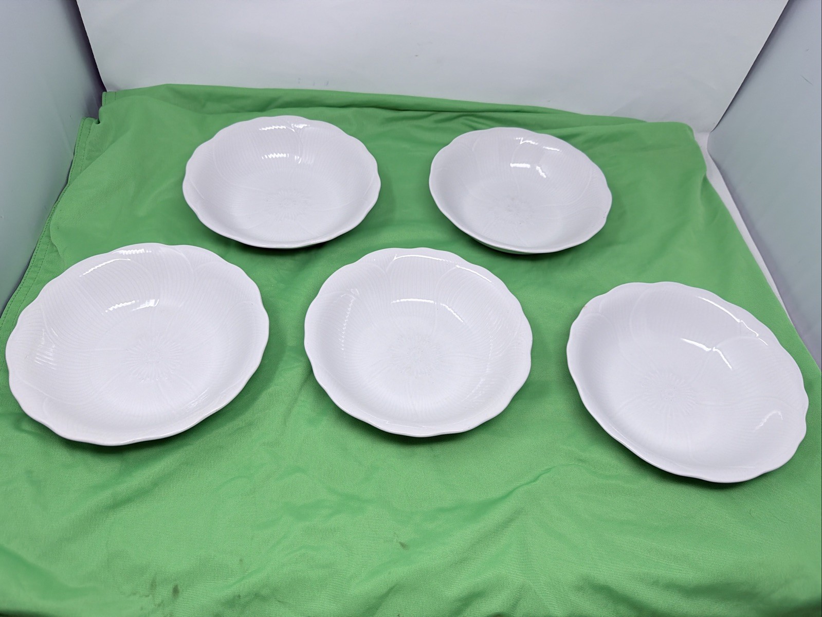 Set of 5 Mikasa Spring Magnolia FT900 Coupe Soup Bowl 7.75″ Larry Laslo