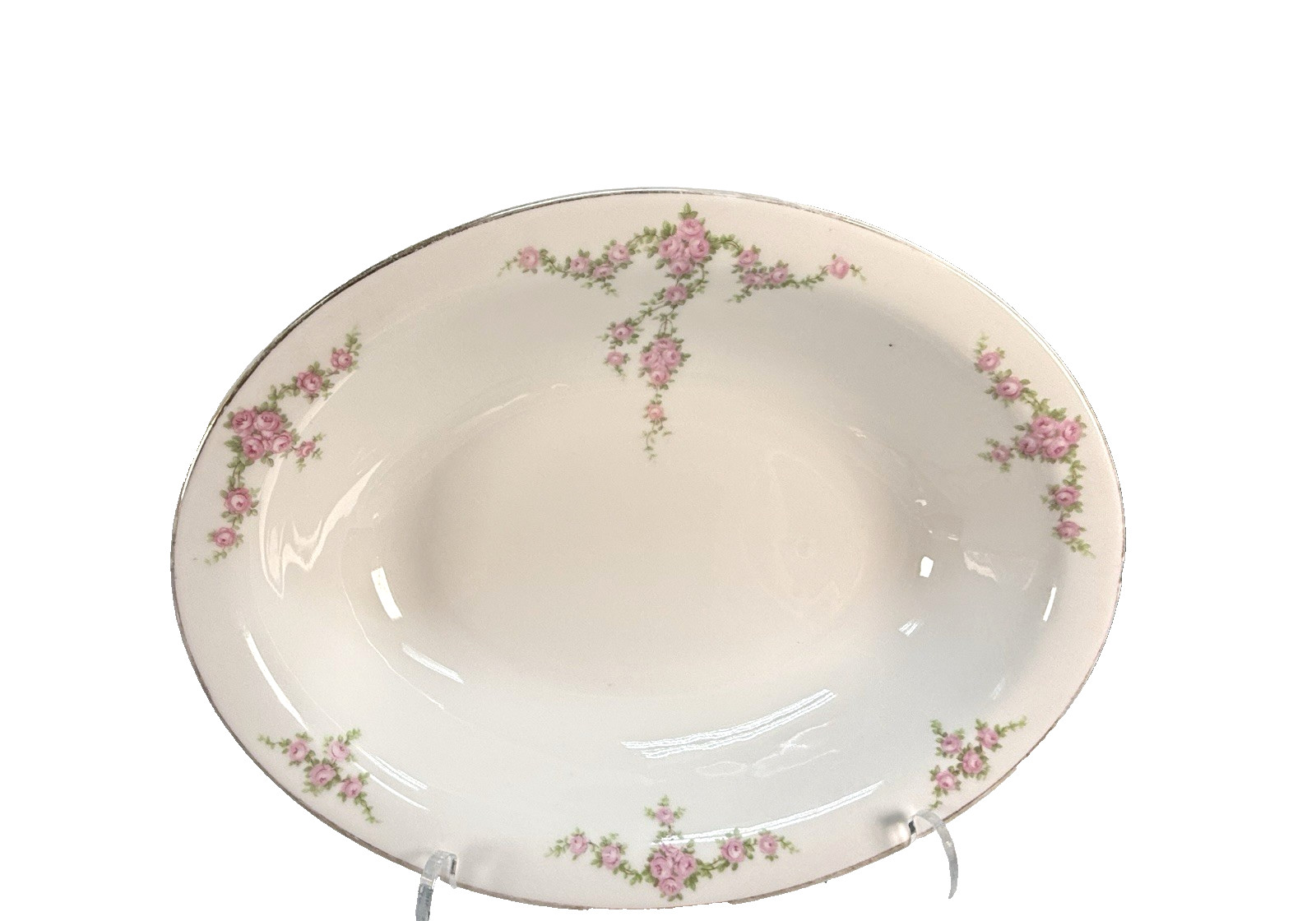 Vintage Heinrich & Co Rosalinda Bavaria China Set – 44pc Pink Rose Gold Trim