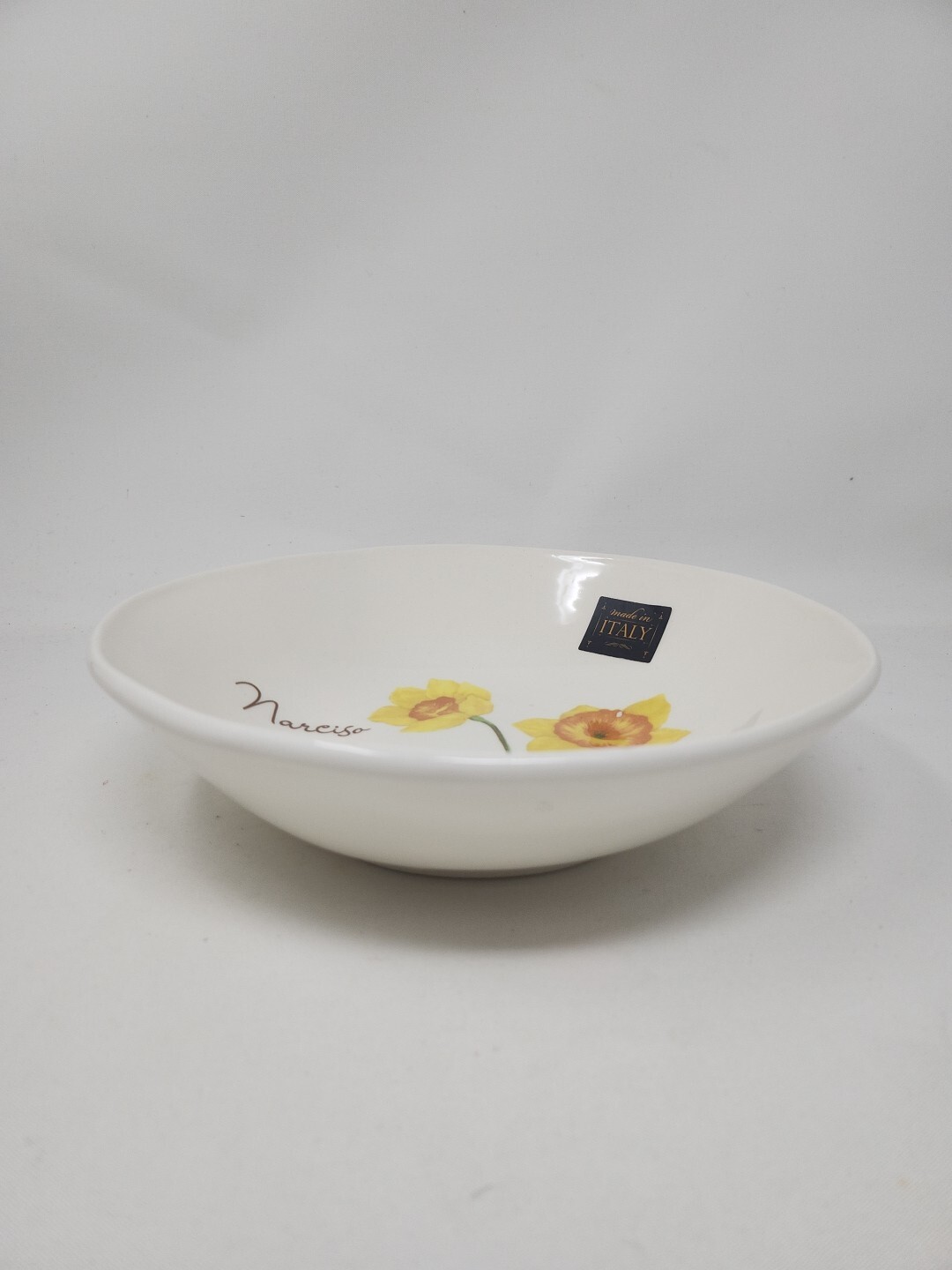 Ceramiche Italia SERVING BOWL Italy Narcisa Flower New