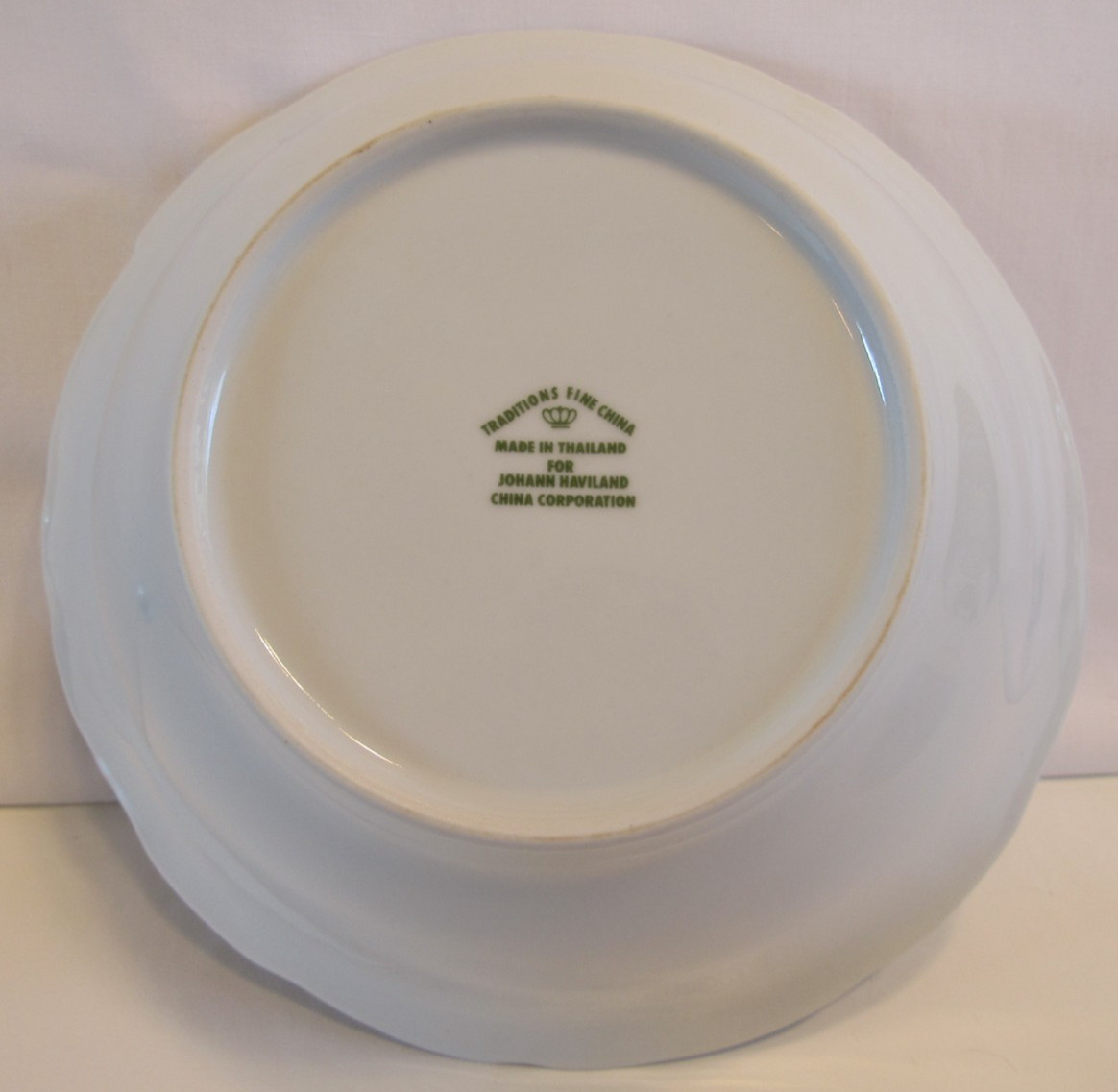 Vtg Johann Haviland Thailand Traditions Blue Garland Fine China Vegetable Bowl