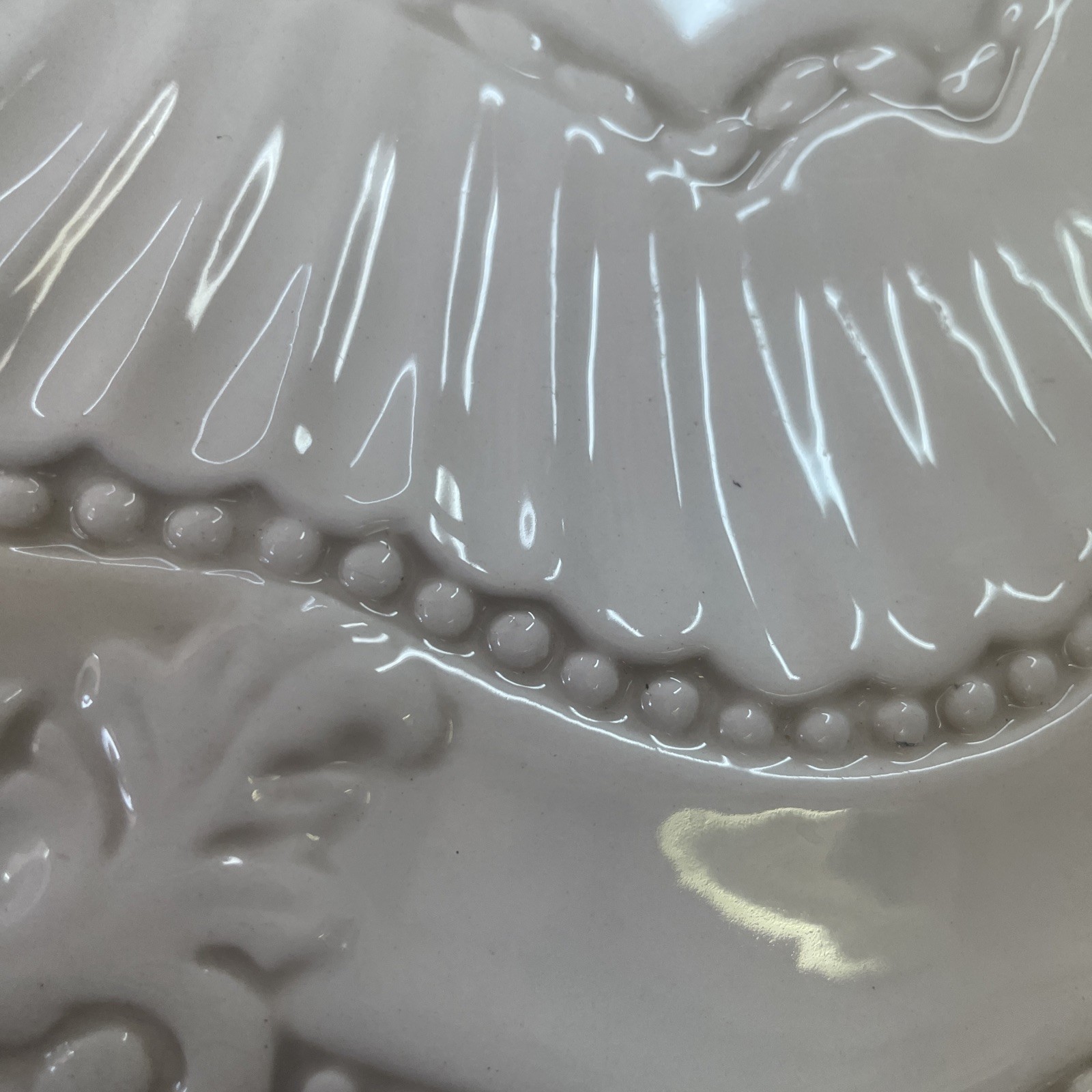 american atelier plates Dinner Creme Square 10.75 Baroque Set 6