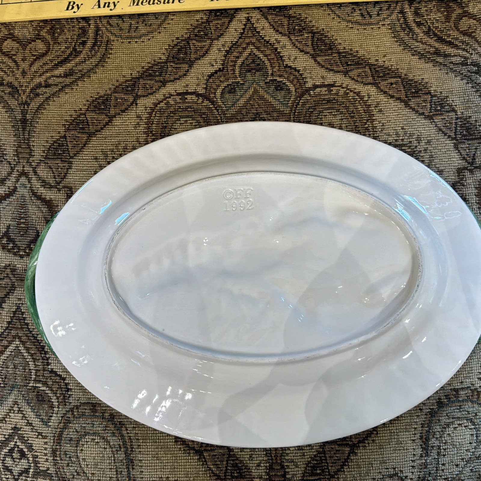 Fitz And & Floyd Fish Market Lobster Platter Plate 14” 1992