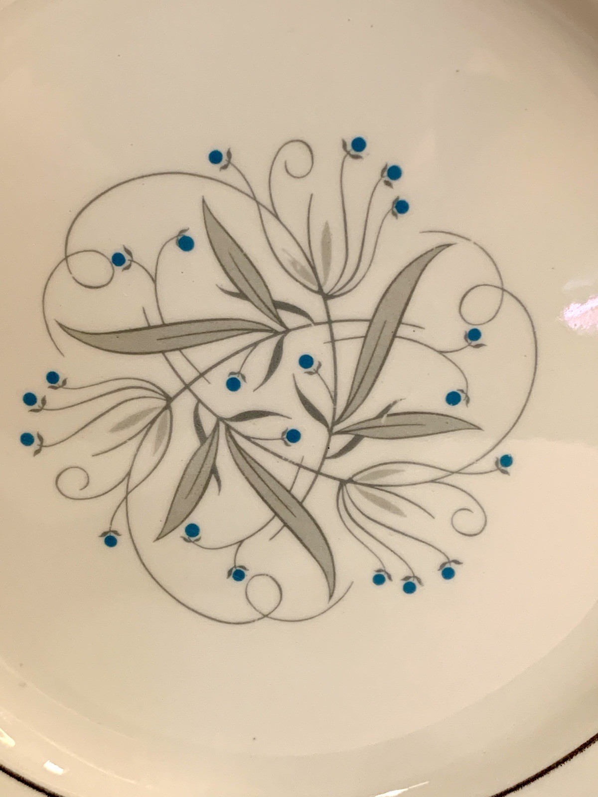 Pair of Homer Laughlin Celeste Salad Plates 7.25″ Vintage