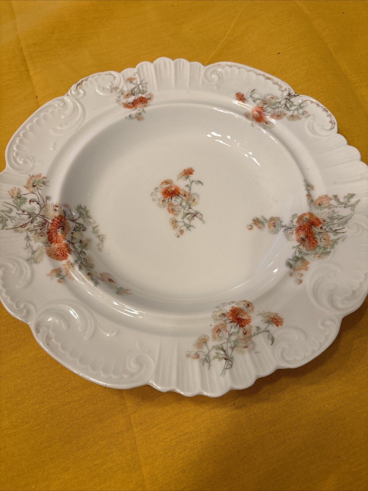 Limoges Victorian Scene Butter Dish-2-Piece