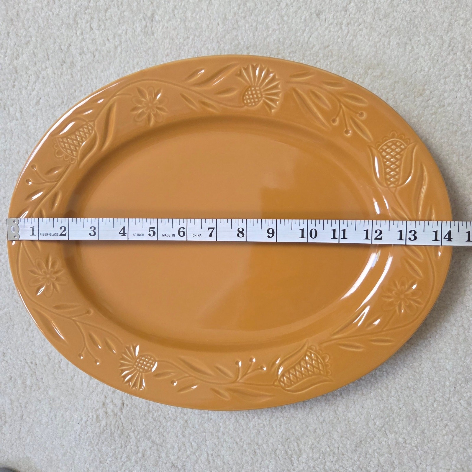 NEW Primitives By Kathy Lancaster Stoneware Platter Set Of 2 Dutch Server Tray