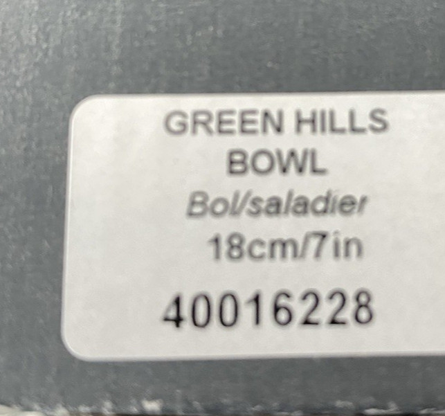 Waterford Crystal Bowl Green Hills 7″ Scalloped New in Box