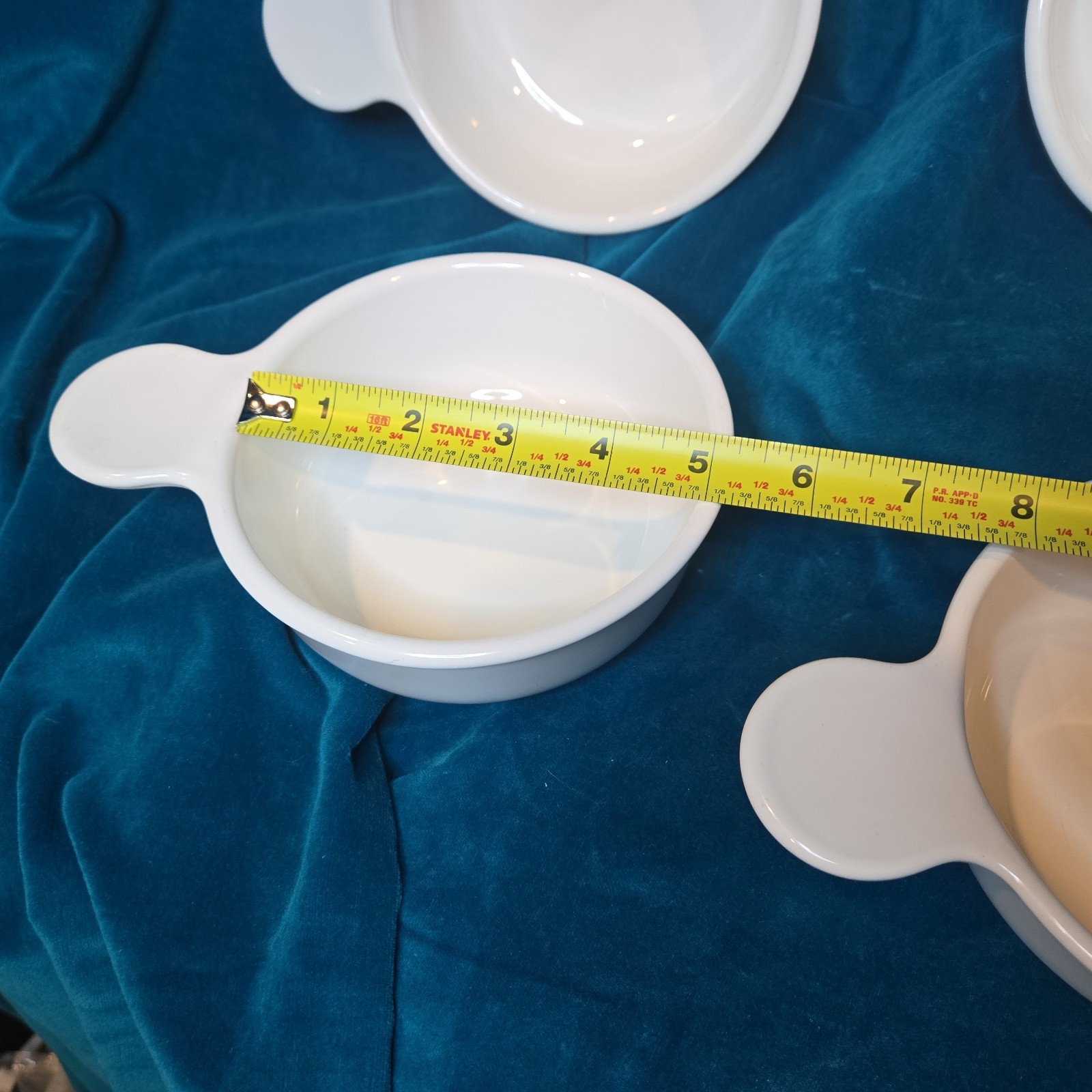 4 Corning Ware Grab It Bowls P-150-B White 15 Oz Range, Oven, Microwave #11180