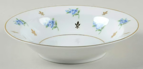 NORITAKI REMEMBERANCE FRUIT DESSERT BOWL 5 & 1/2 INCHES