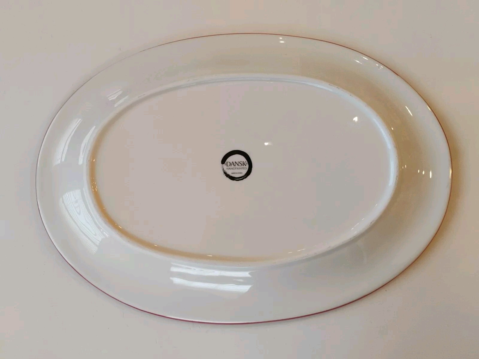 Dansk BING Cherries 16 1/2″ X 12″ Oval Serving Platter Tray Kitchen – No Chips