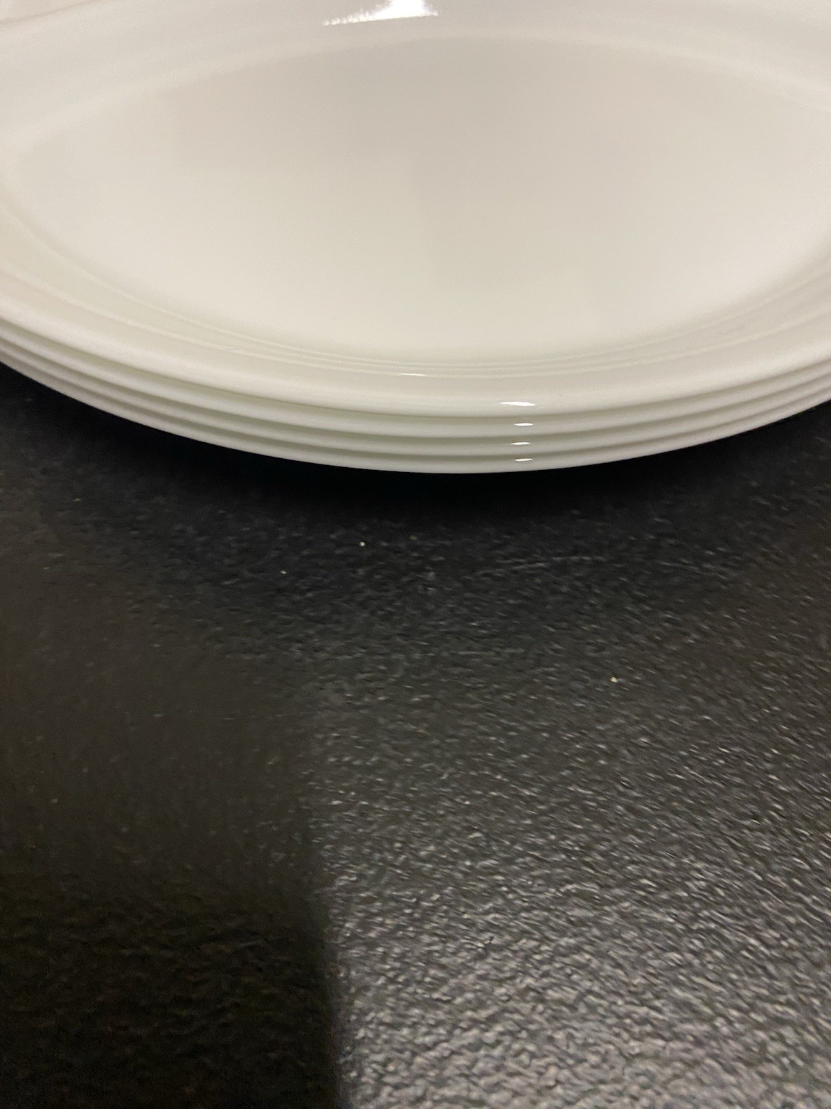 Corelle Vitrelle 10 1/4″ White Divided Dinner Grill Plates Set of 4