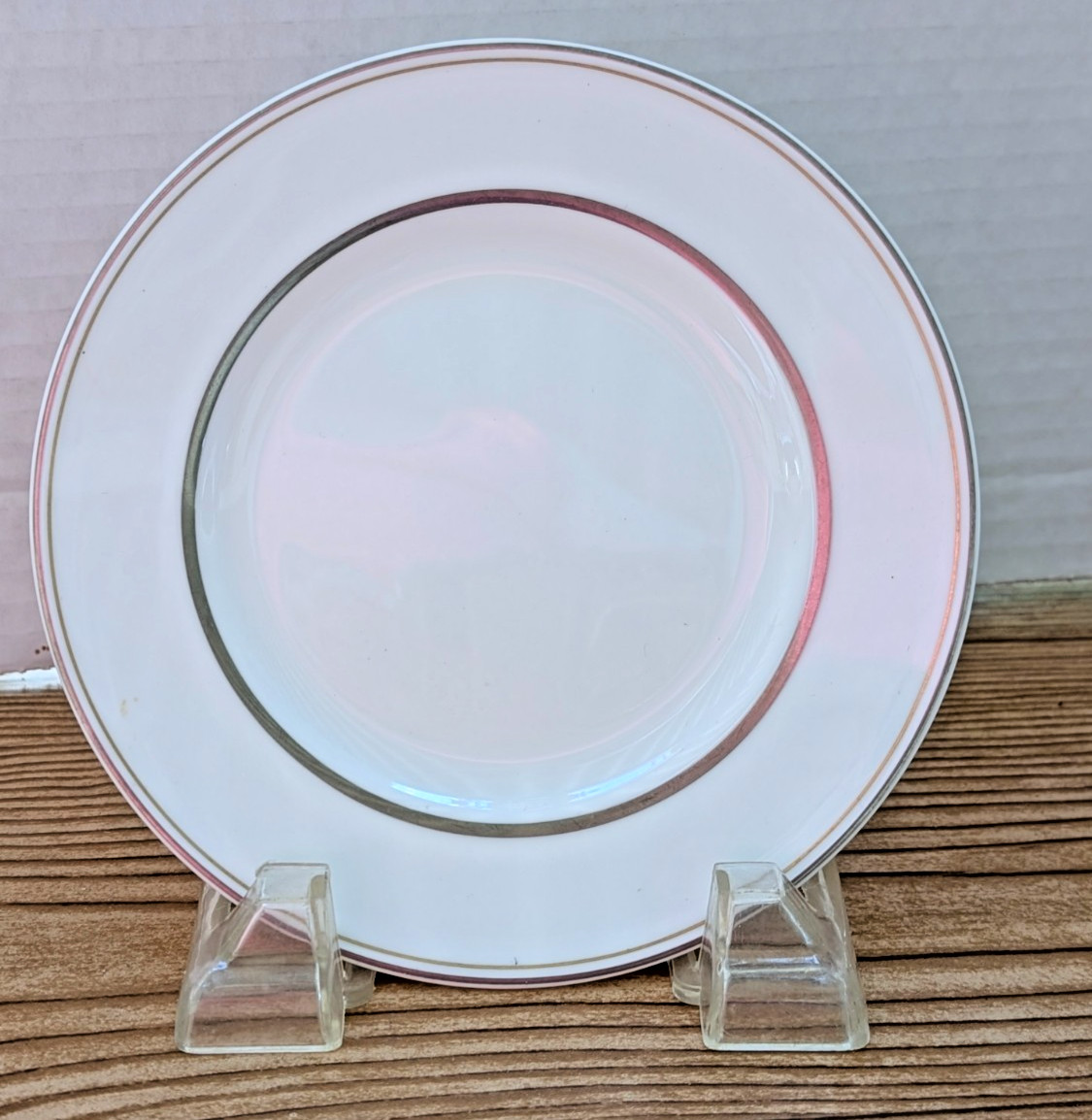 Vera Wang Fidelity Wedgwood Bread and Butter Plate Bone China Platinum Trim