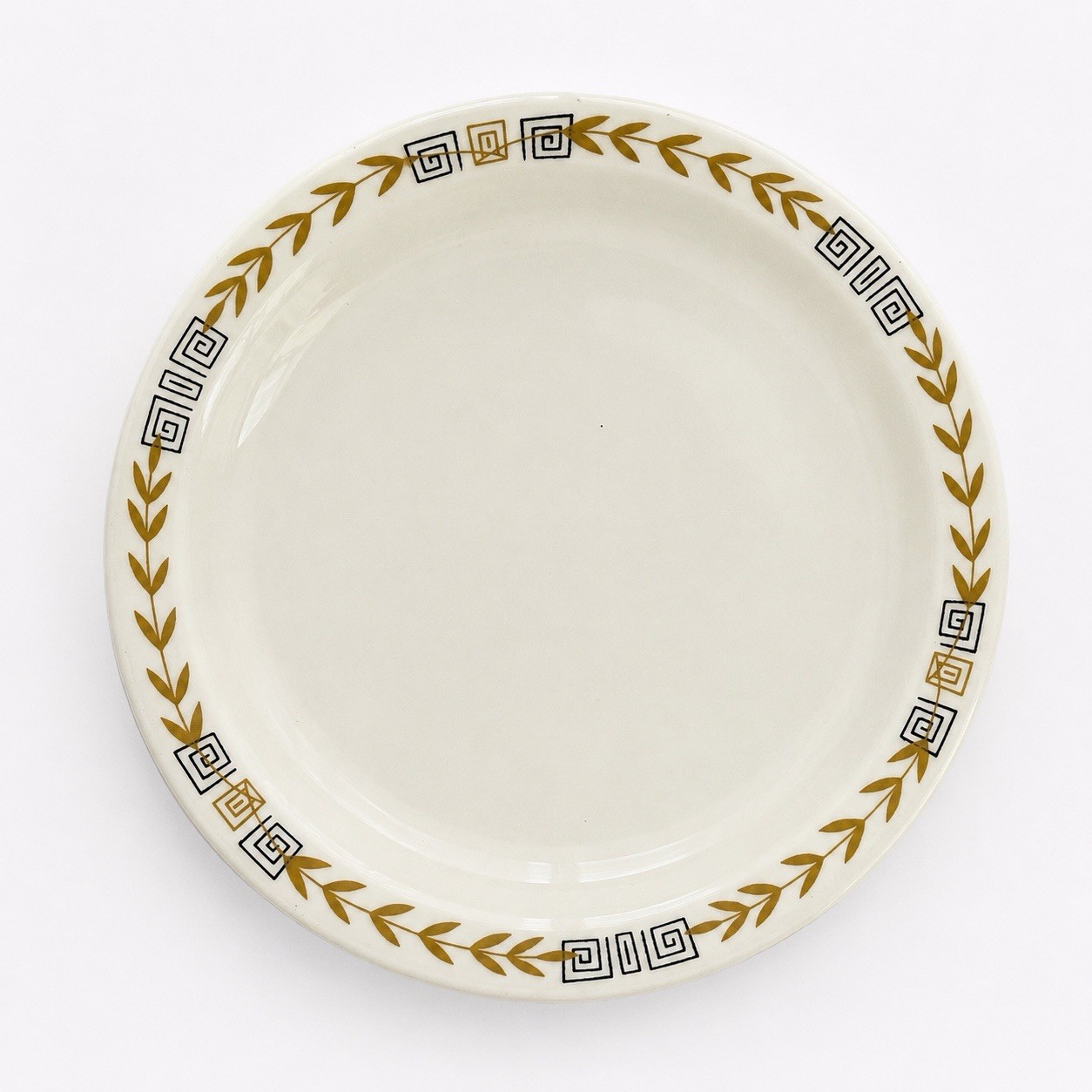 Vintage Shenango Esquire 7.25” Salad Dessert Plate Greek Key Restaurant Ware