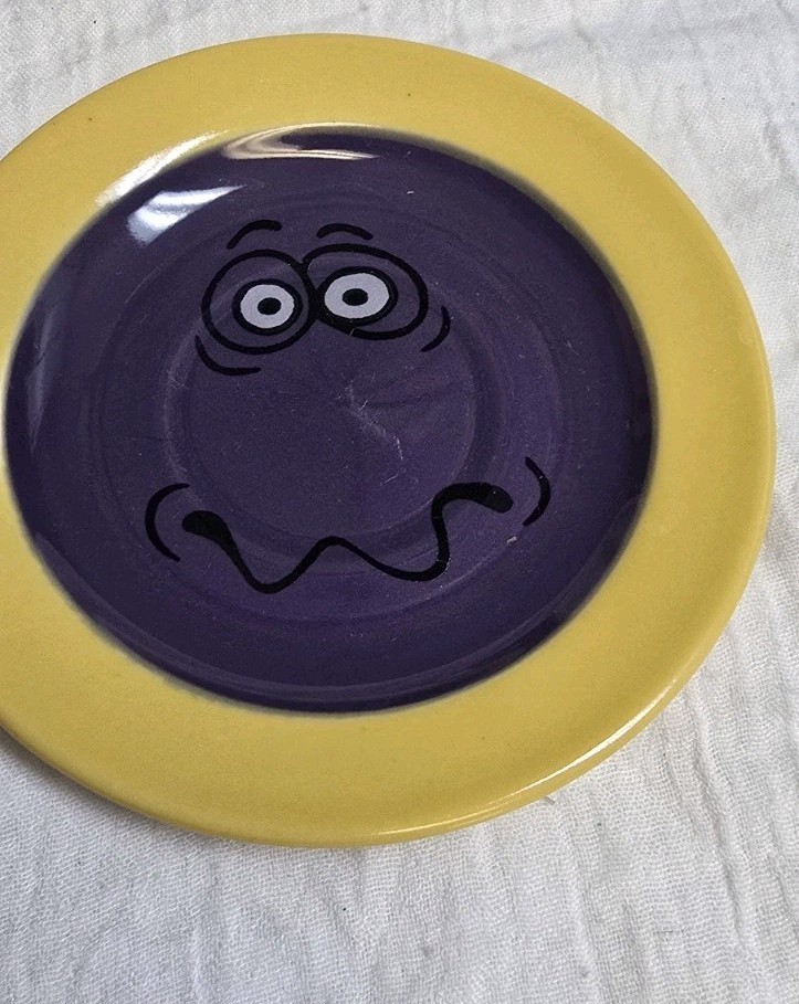 Funny Face Espresso Coffee Mugs With Matching Saucers Ceramic 2.50 Inches Taĺl