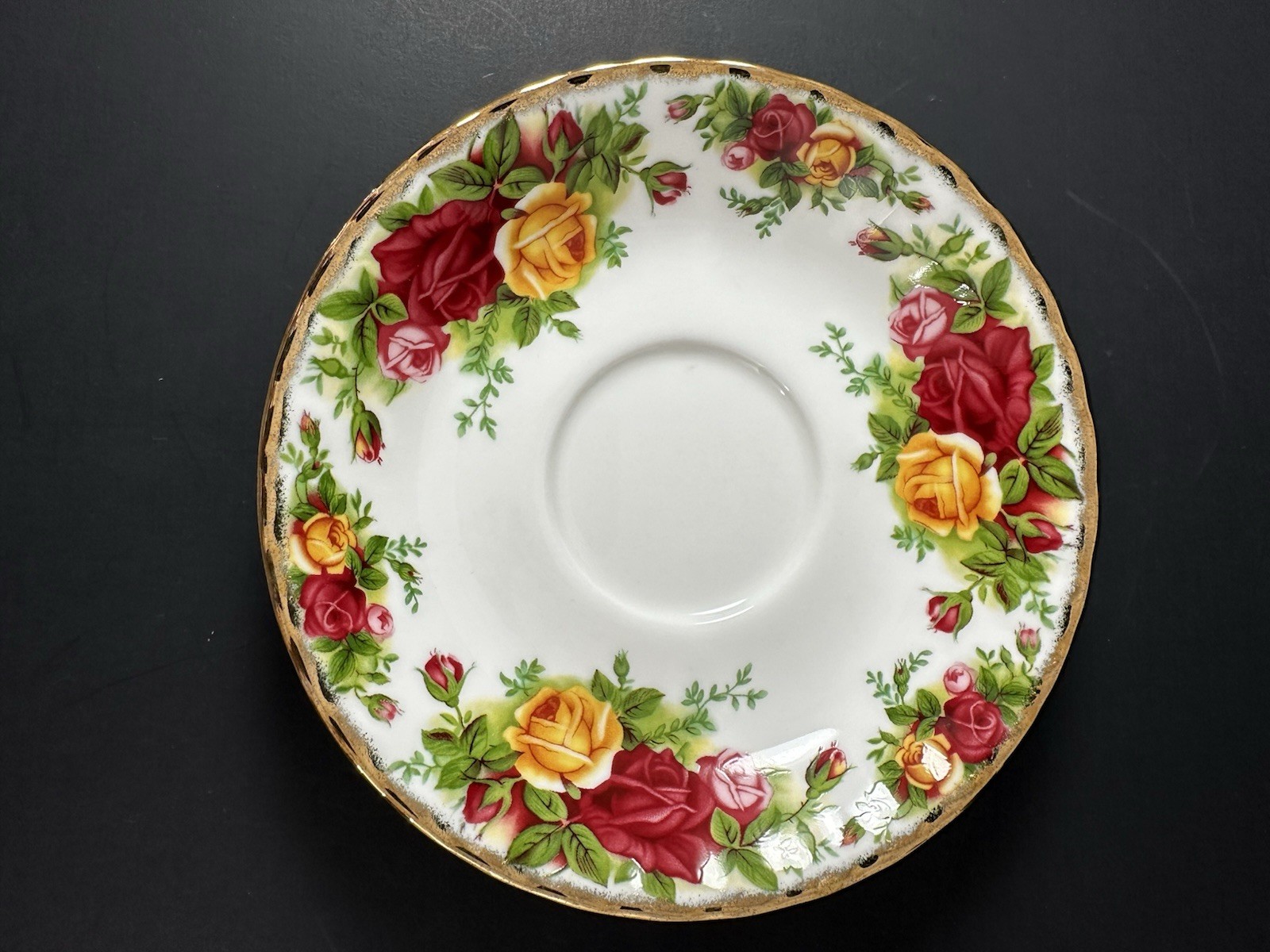Royal Albert Old Country Rose Saucer Plate Replacement 5 in. England